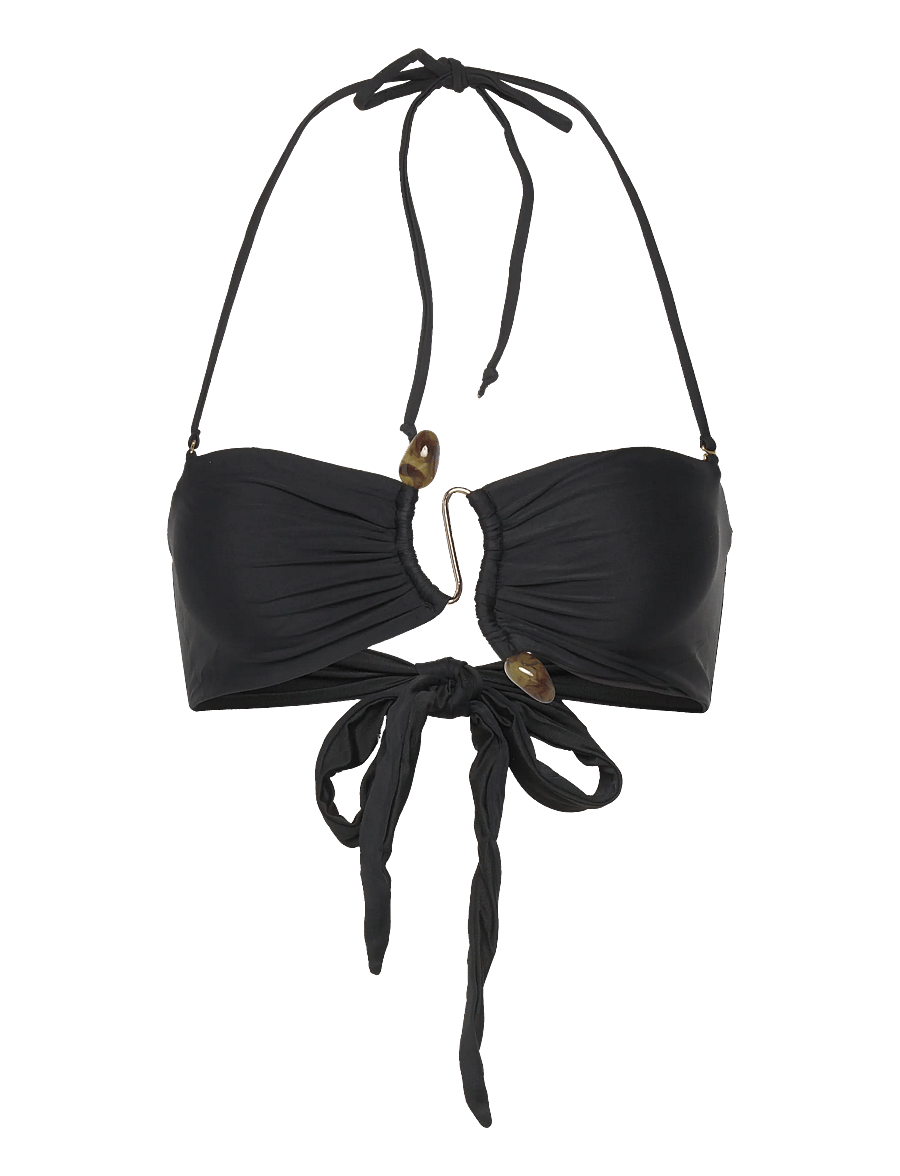 Bardot - RYMONA BANDEAU BIKINI TOP - bedrade bikinitops - black - 1