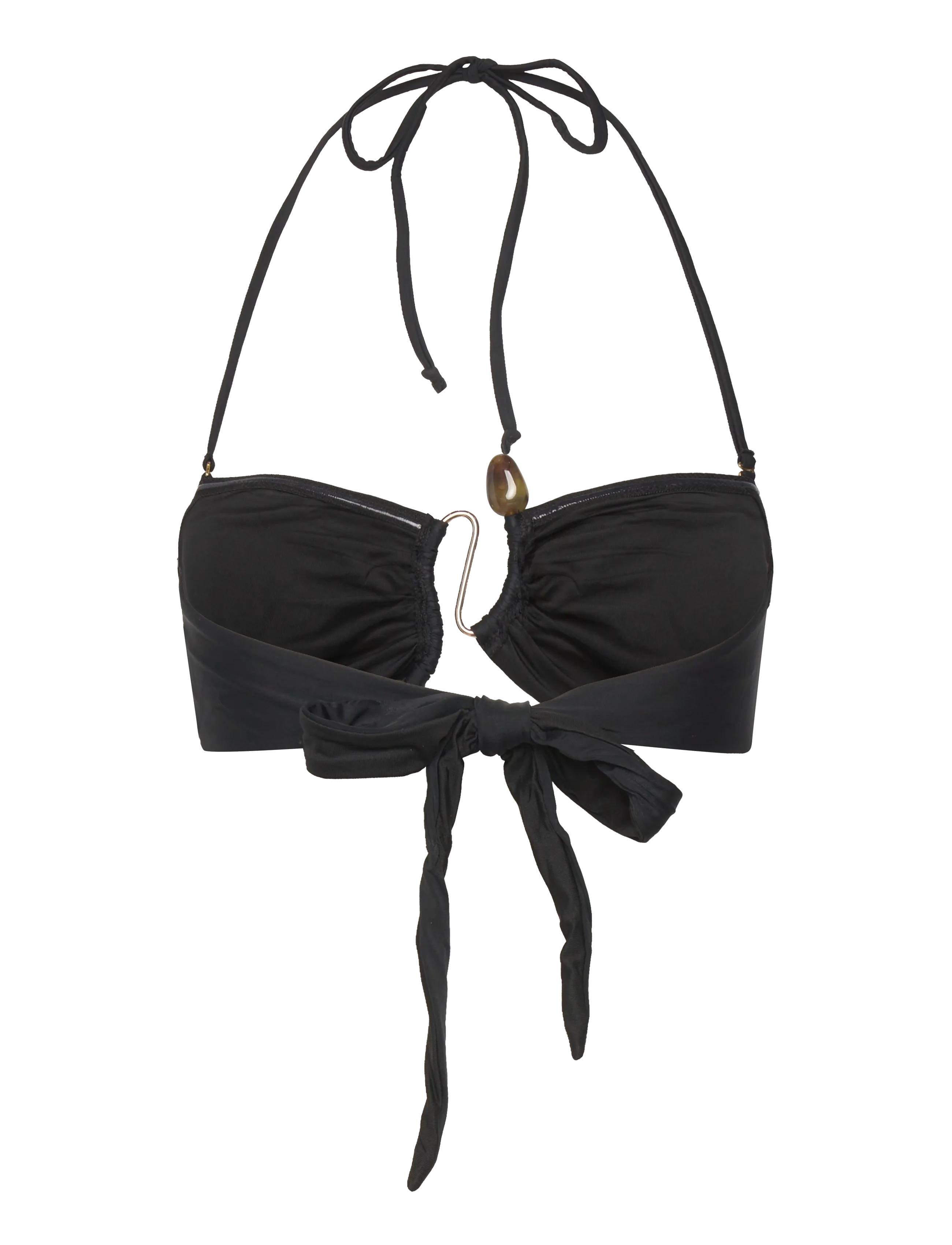 Bardot - RYMONA BANDEAU BIKINI TOP - bikinitoppe med bøjle - black - 3