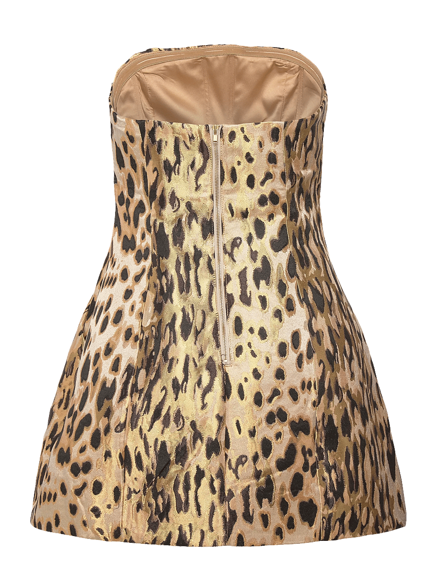 Bardot - FLORINE HOURGLASS MINI DRESS - partykleider - chocolate - 2