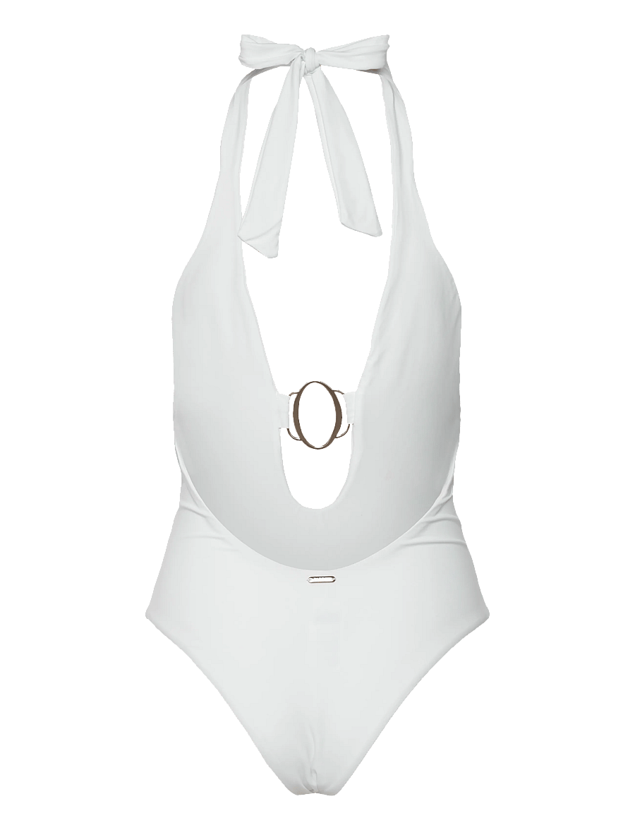Bardot - ADRINA HALTER ONE PIECE - ujumistrikood - orchid wht - 2