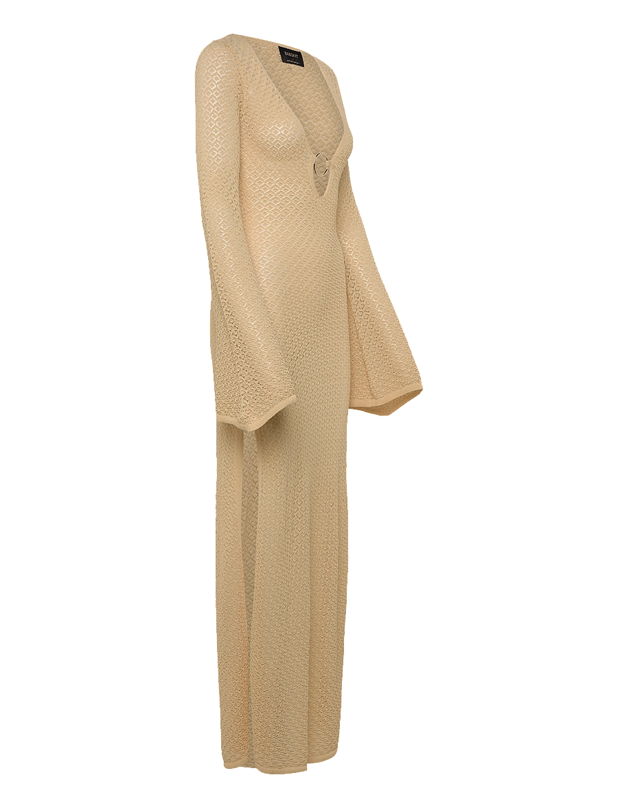 Bardot - BRYN CROCHET MAXI DRESS - strickkleider - buttercup - 3
