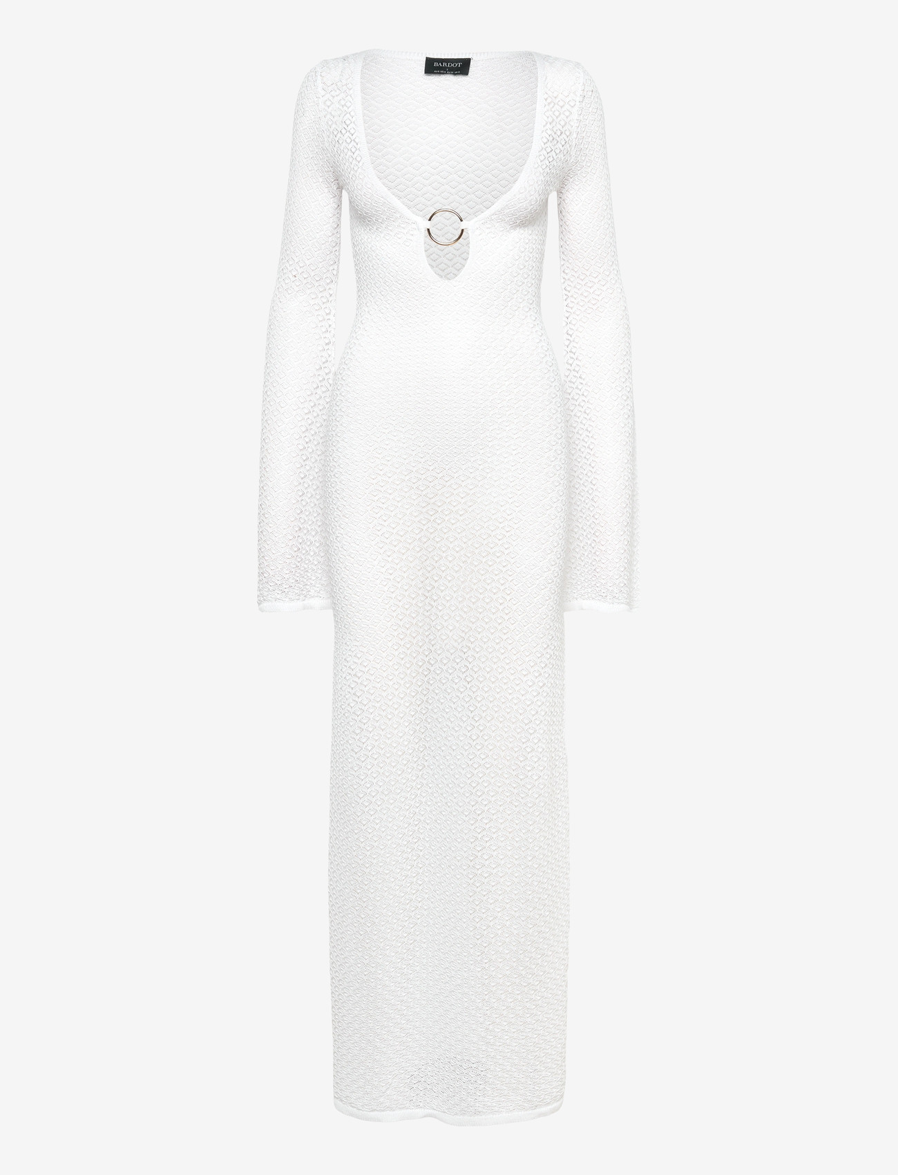 Bardot - BRYN CROCHET MAXI DRESS - strikkjoler - ivory - 1