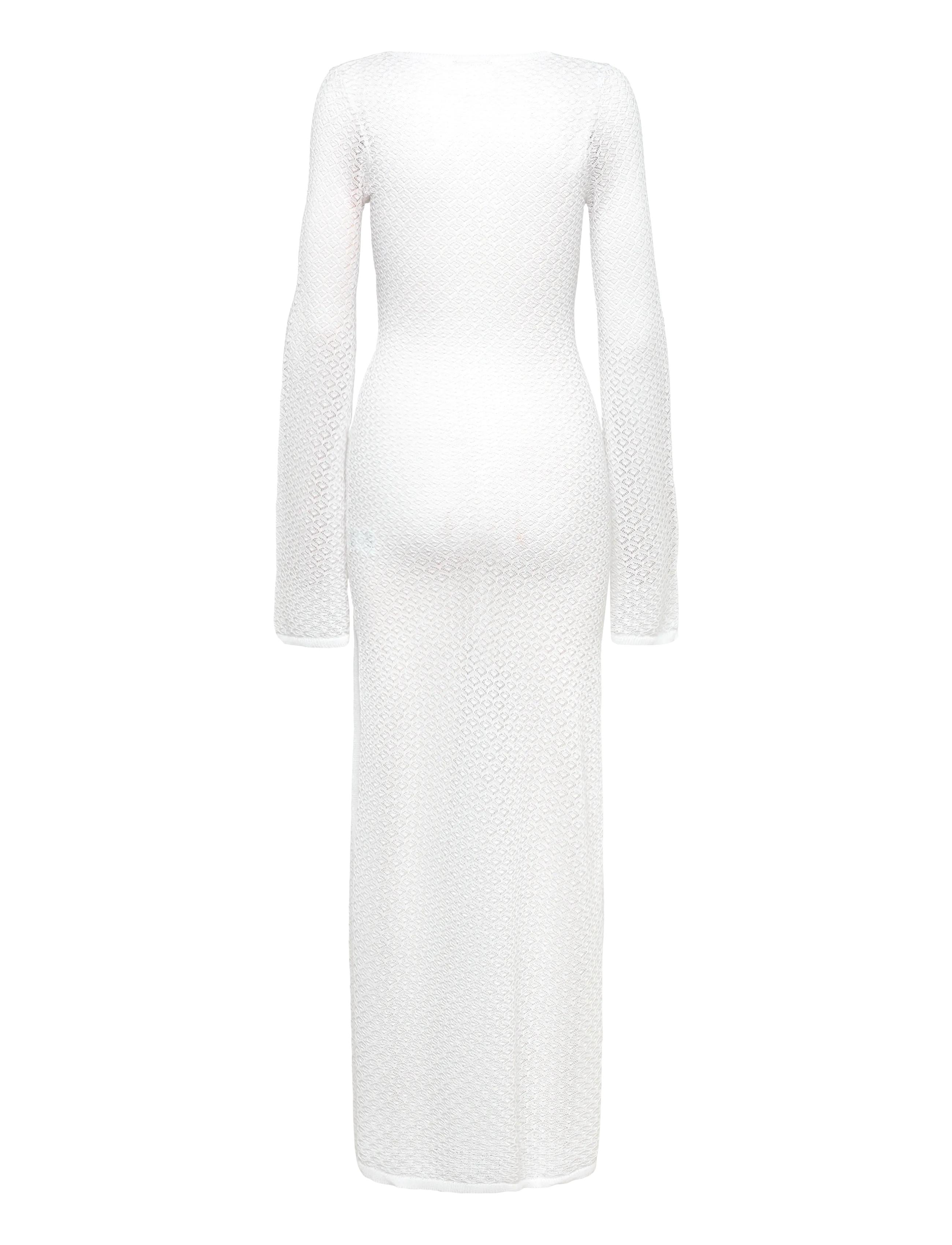 Bardot - BRYN CROCHET MAXI DRESS - knitted dresses - ivory - 2