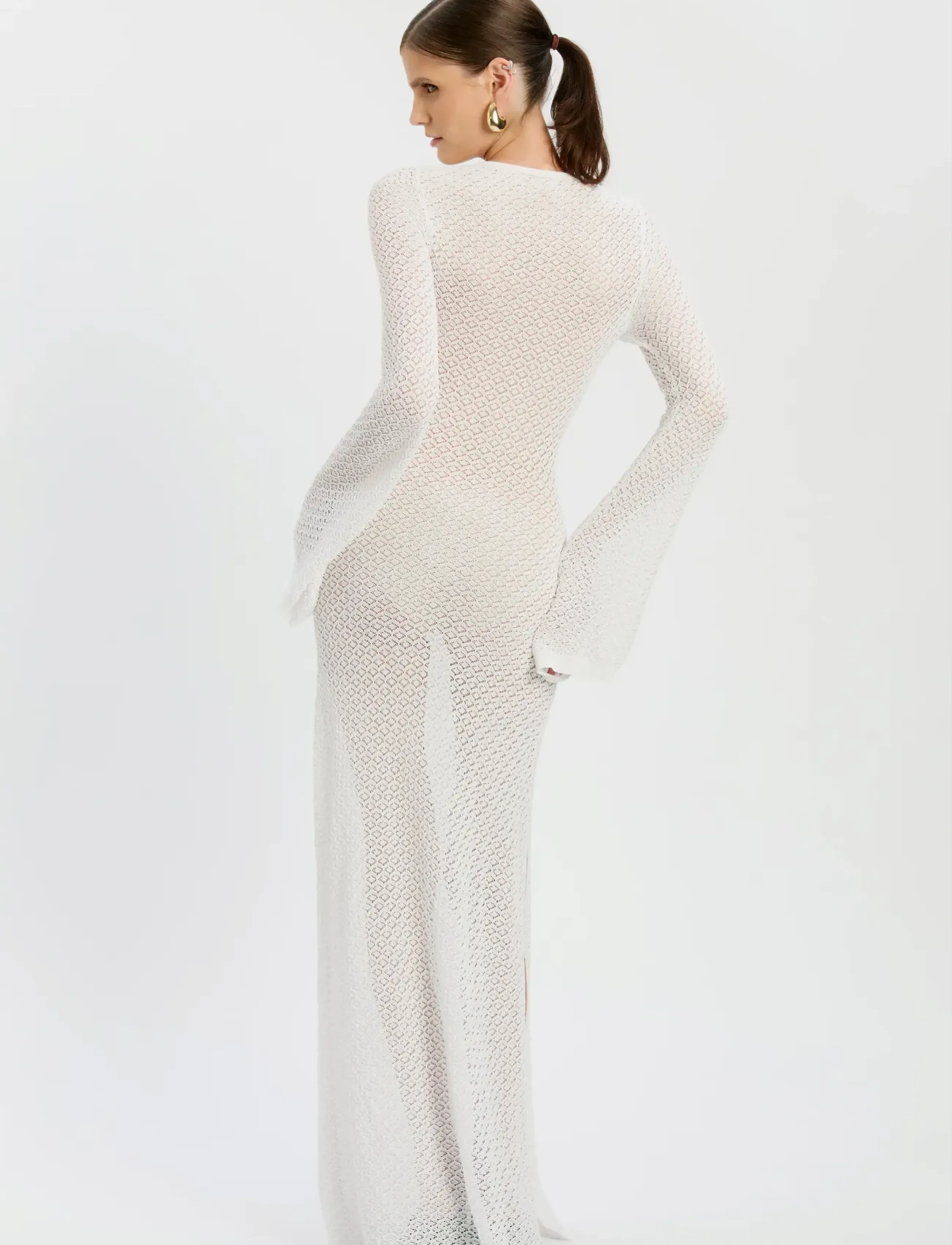Bardot Bryn Crochet Maxi Dress klänningar dam – bild 5