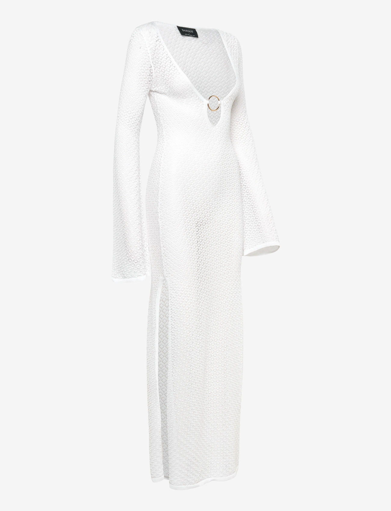 Bardot - BRYN CROCHET MAXI DRESS - strikkjoler - ivory - 4