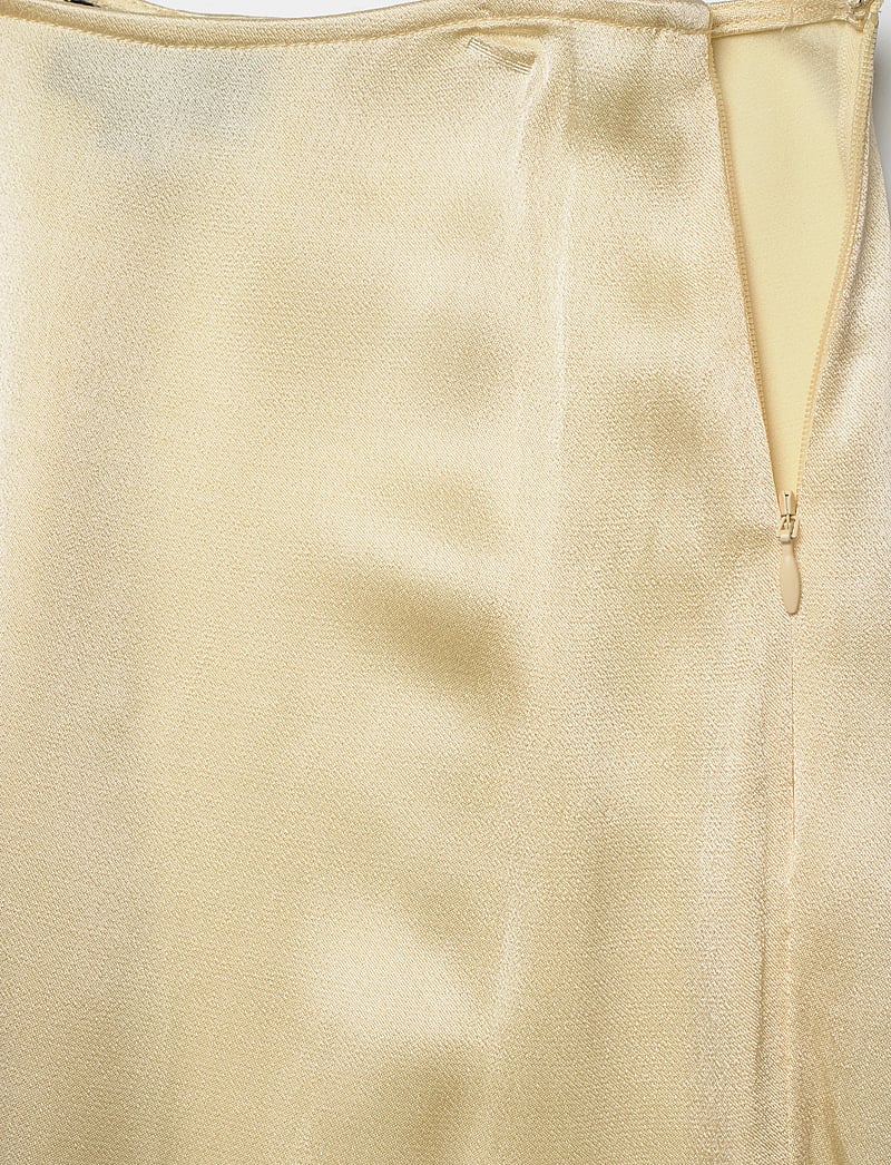 Bardot - DEVIN MID RISE SATIN PANT - wide leg trousers - buttercup - 2