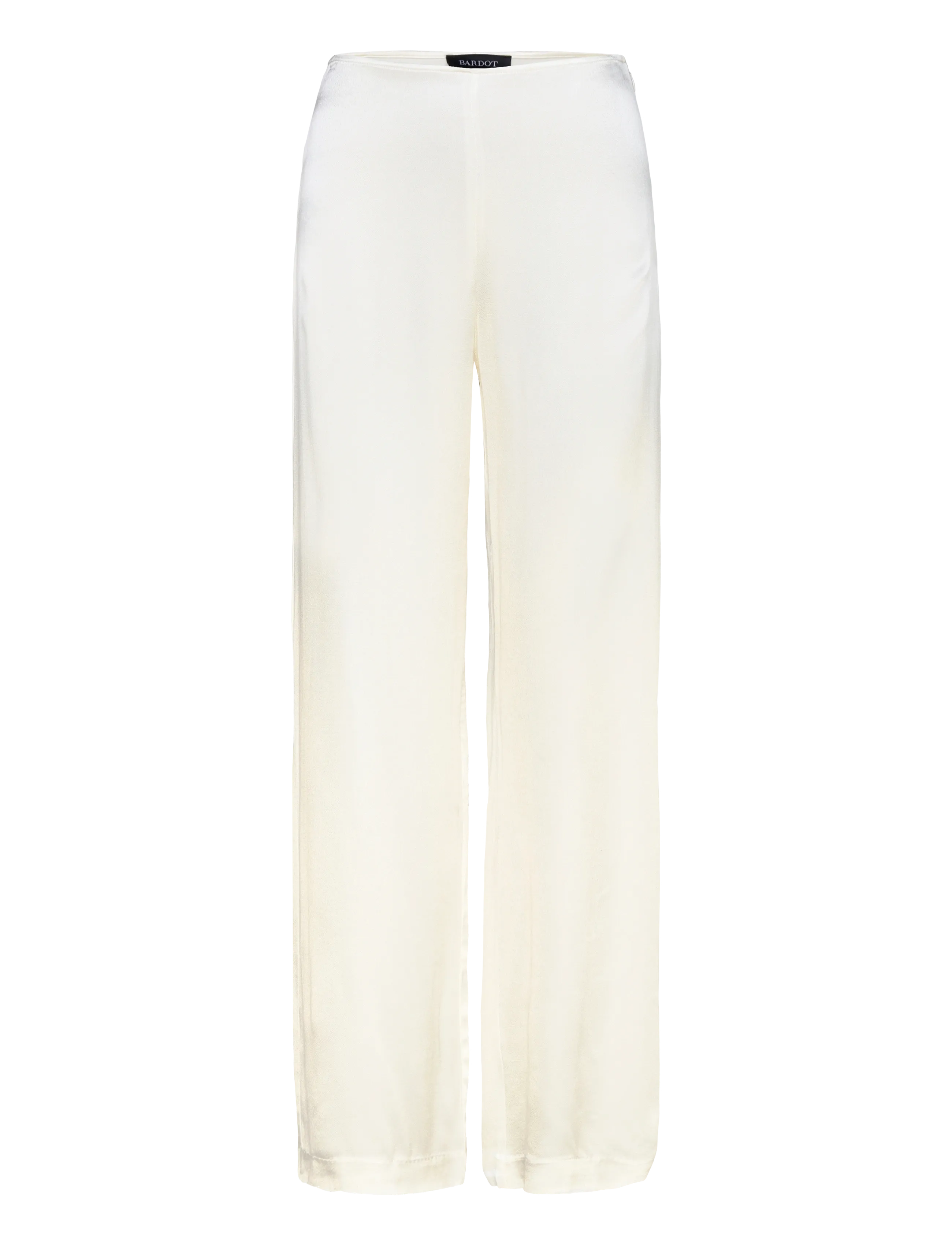Bardot DEVIN MID RISE SATIN PANT - Clothing - ORCHID WHT / cream