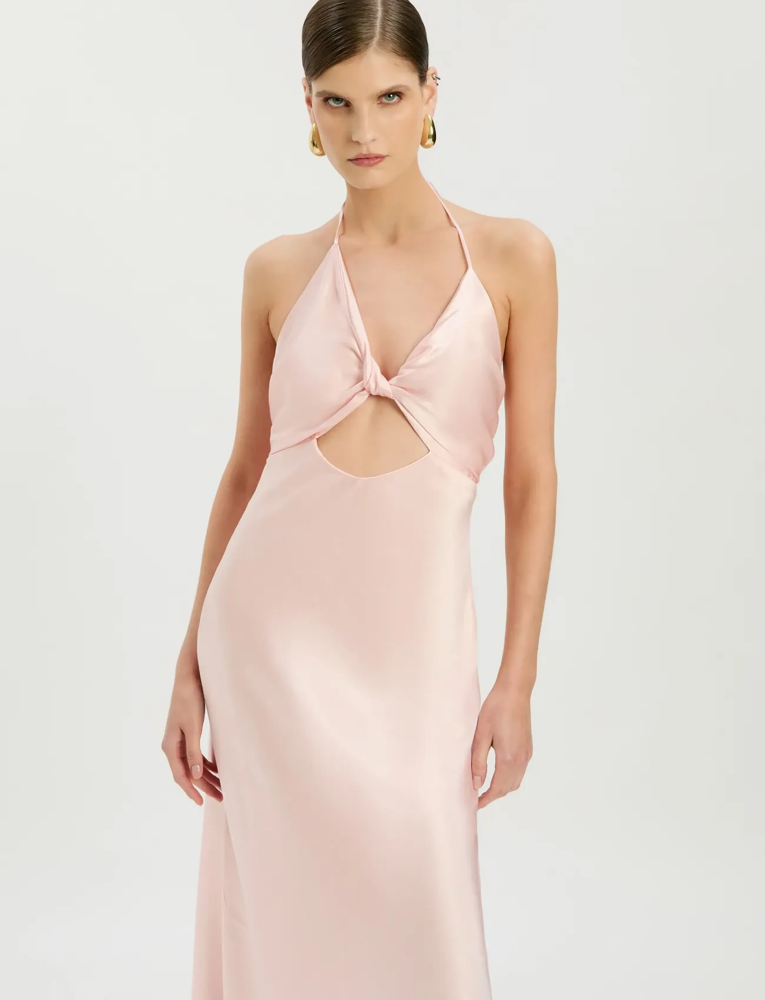 Bardot ISOLA HALTER NECK MAXI DRESS - Kleider - PINK PETAL / pink/rose