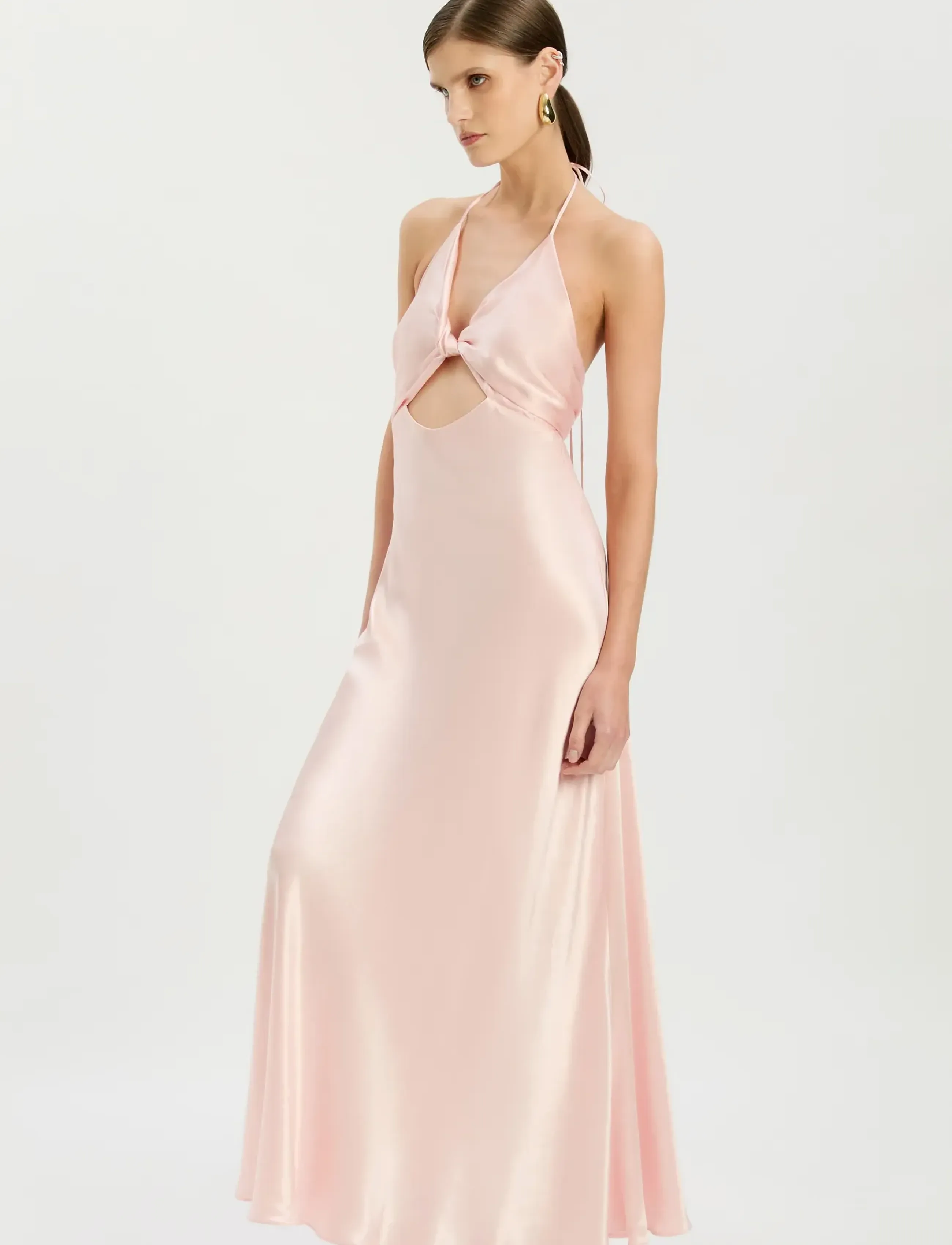 Bardot - ISOLA HALTER NECK MAXI DRESS - maxikleider - pink petal - 4
