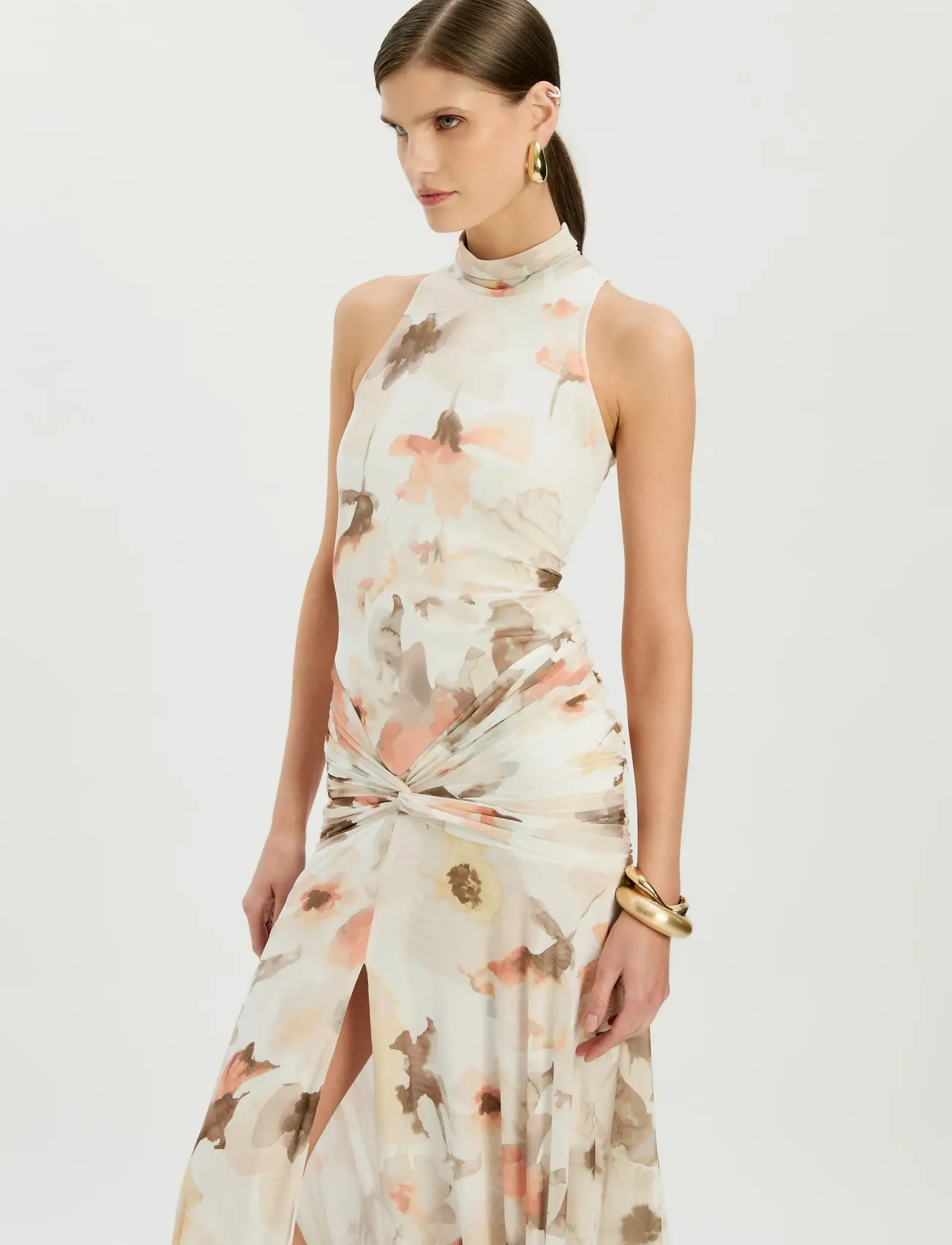 Bardot Leanna Mesh Midi Dress midiklänningar dam – bild 5