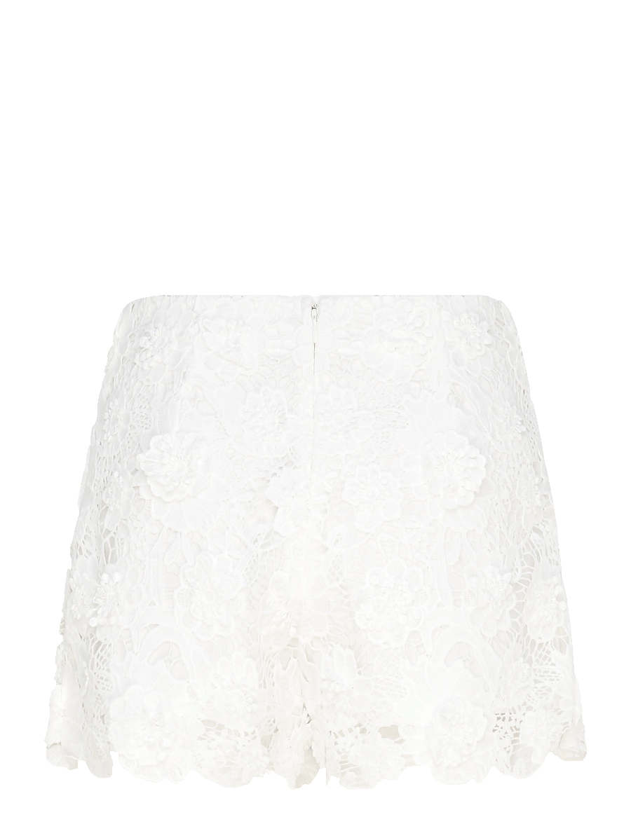 Bardot - AMYRA HIGH WAISTED SHORT - konfirmation - ivory - 2