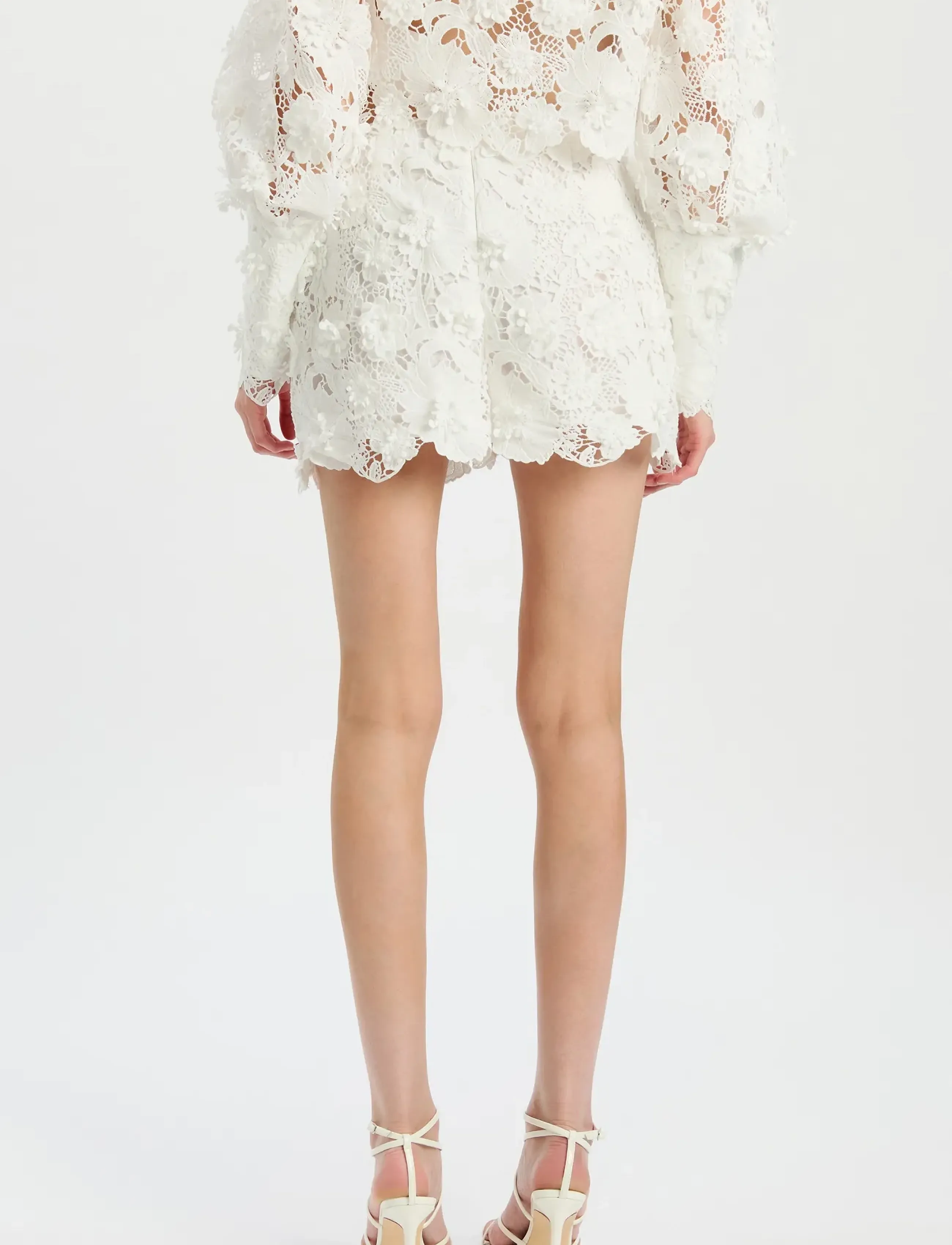 Bardot Amyra High Waisted Short, 36, White, Shorts > Afslappede Shorts, Dame