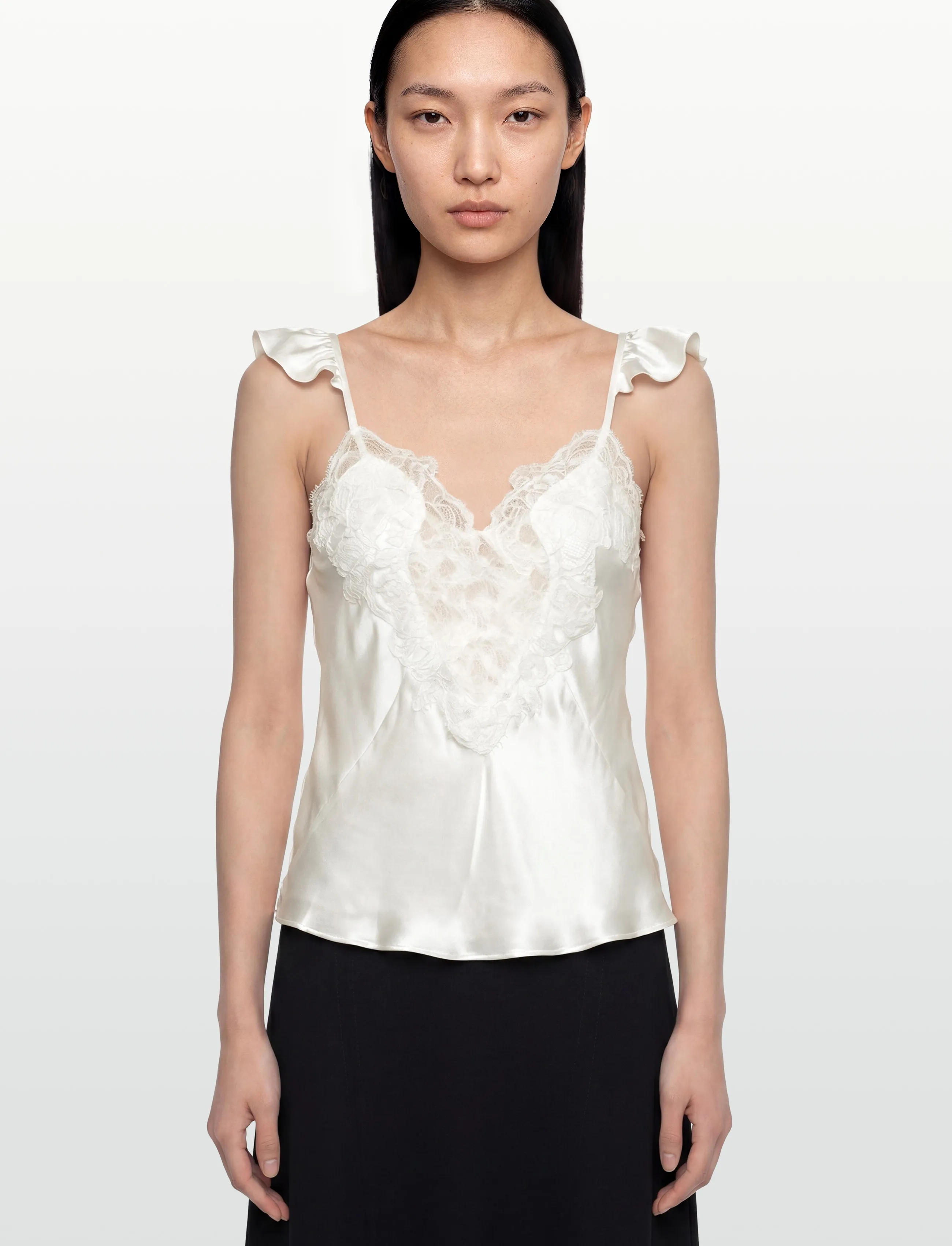 Bardot - IVY LACE DETAIL CAMISOLE - ermeløse bluser - orchid wht - 3