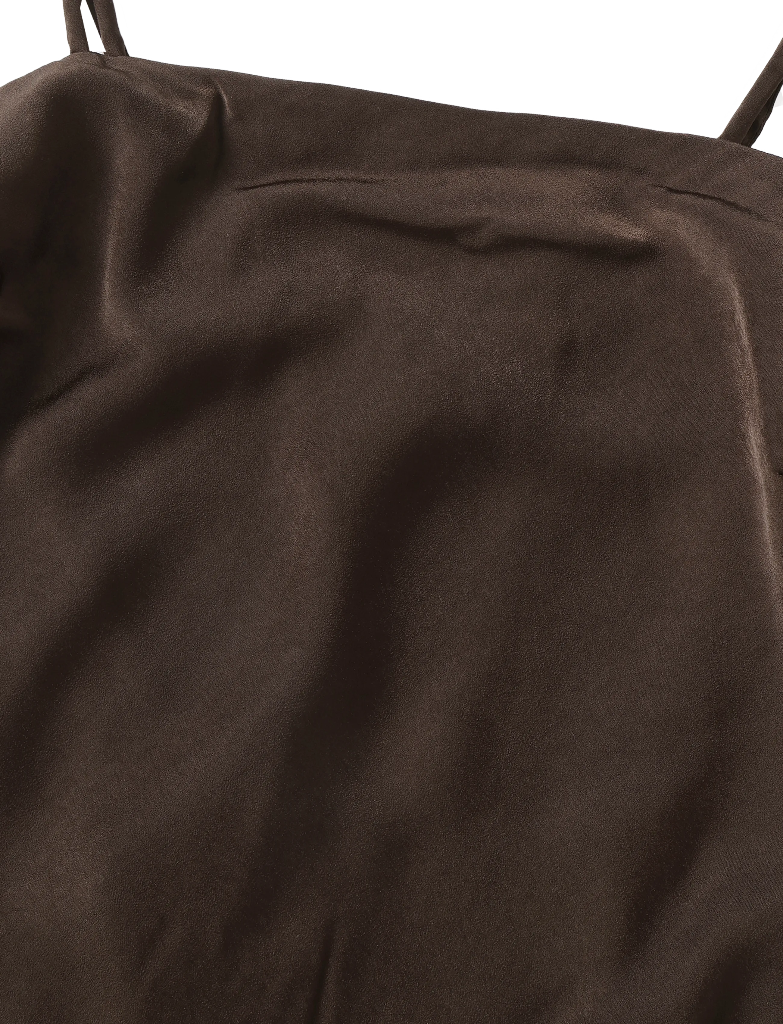 Bardot - MARLO SATIN SLIP DRESS - dark choco - 2