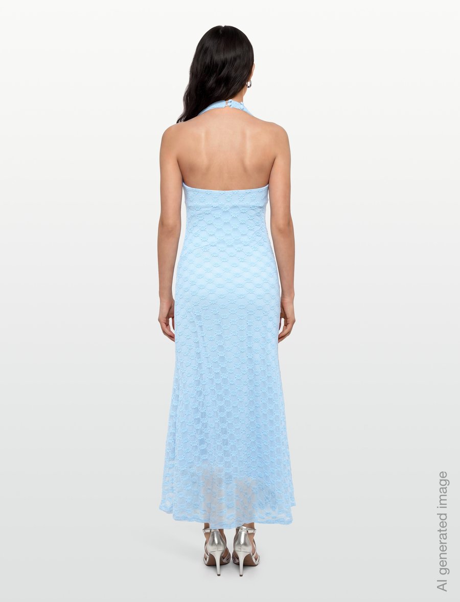 Bardot - MARIKO HALTER NECK MIDI DRESS - midikleider - cornflower - 4