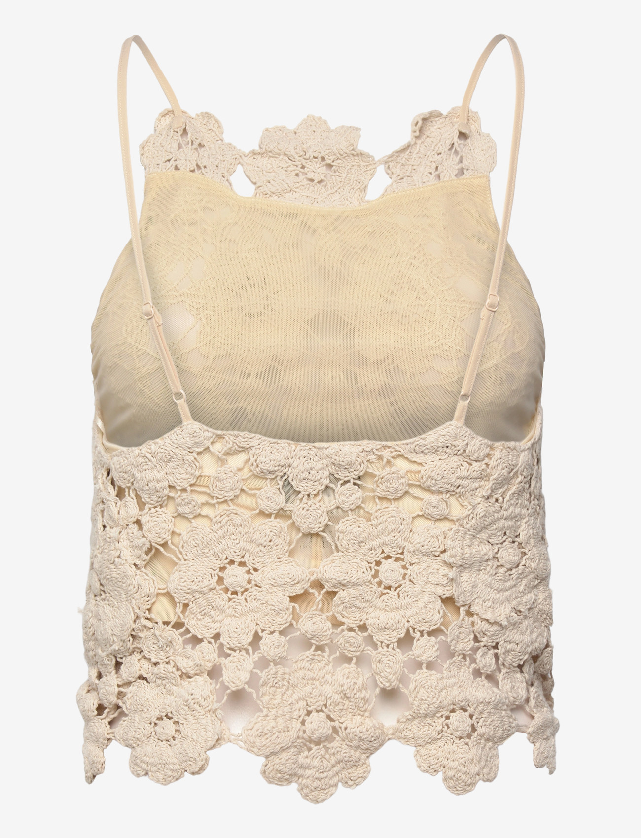 Bardot - VENETA CROCHET TOP - crop tops - lt beige - 2
