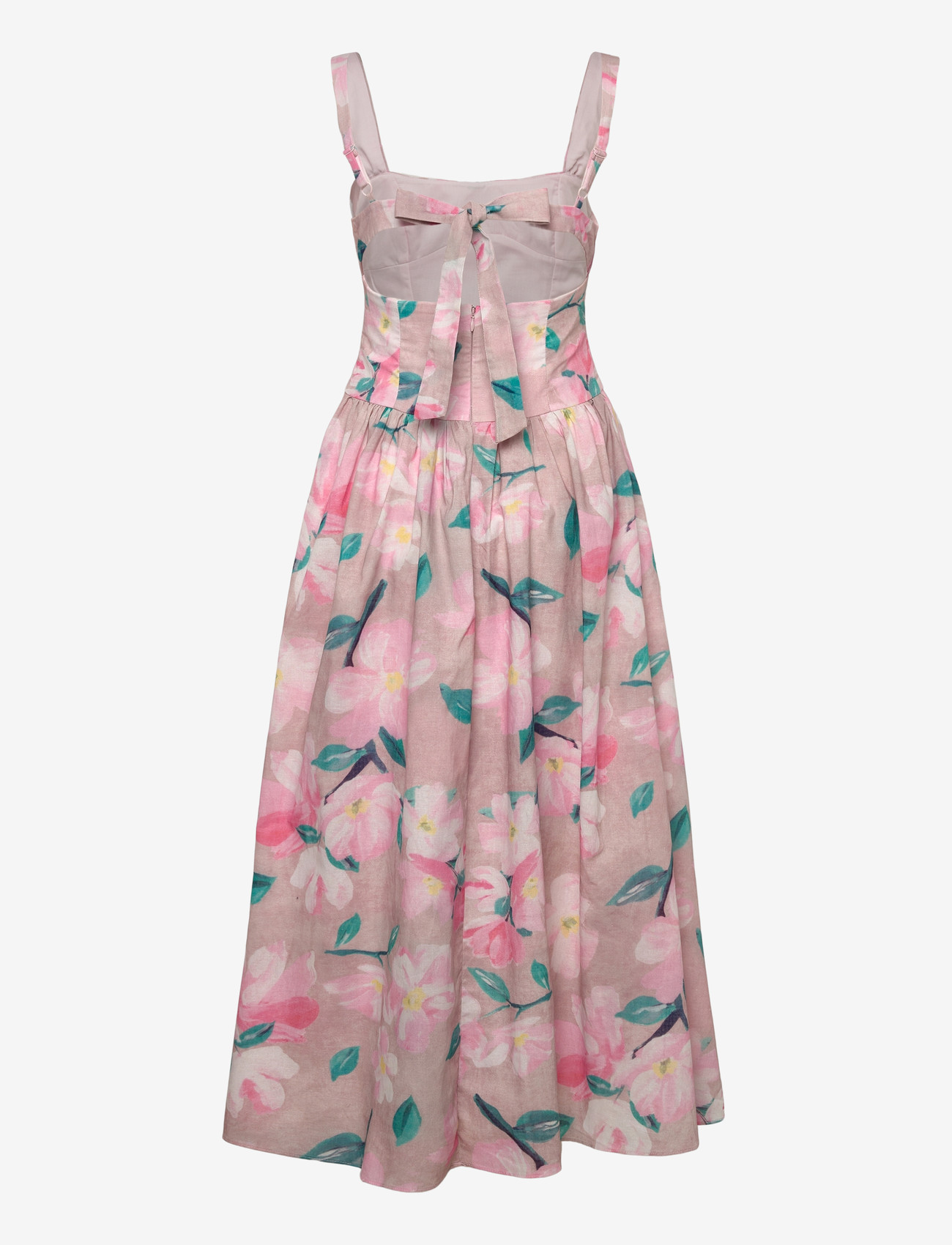 Bardot - CARTIA PRINTED MIDI DRESS - sommerkjoler - pink flora - 1