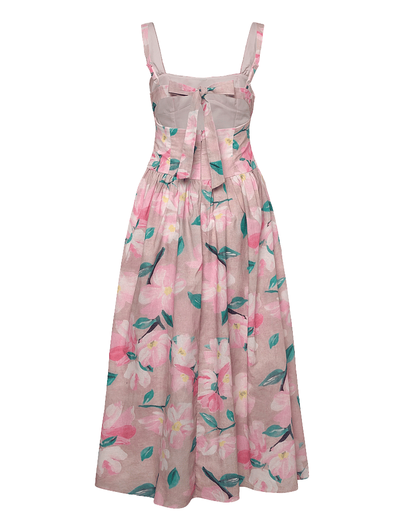 Bardot - CARTIA PRINTED MIDI DRESS - sommerkjoler - pink flora - 1
