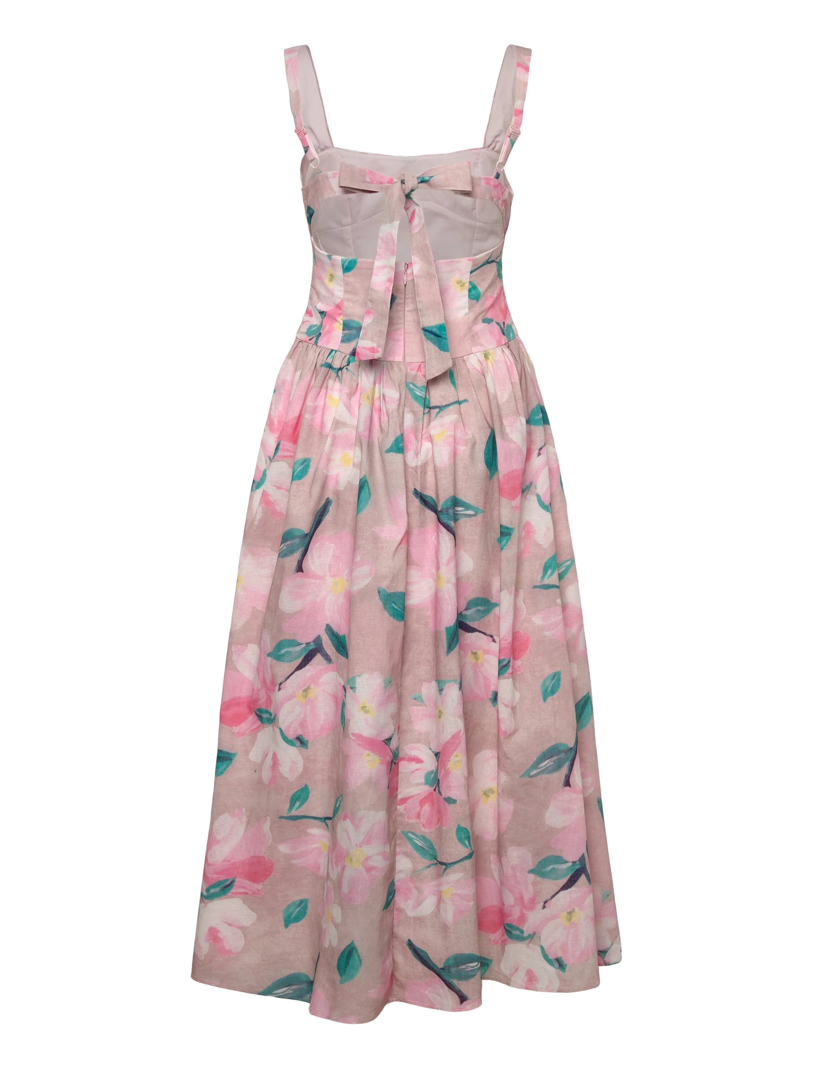 Bardot - CARTIA PRINTED MIDI DRESS - sommerkleider - pink flora - 2