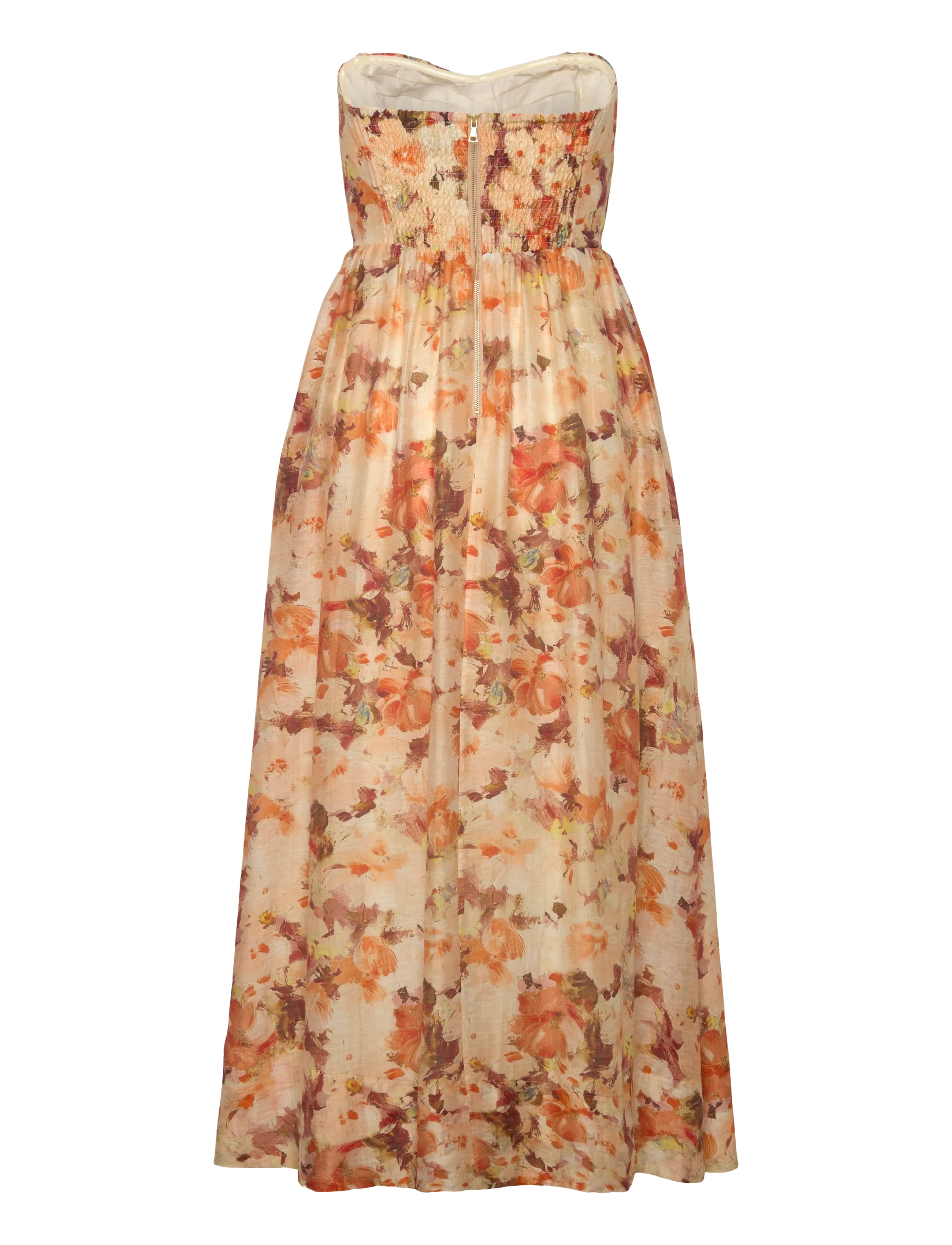 Bardot - LOLA PRINTED MIDI DRESS - midi dresses - orange - 1