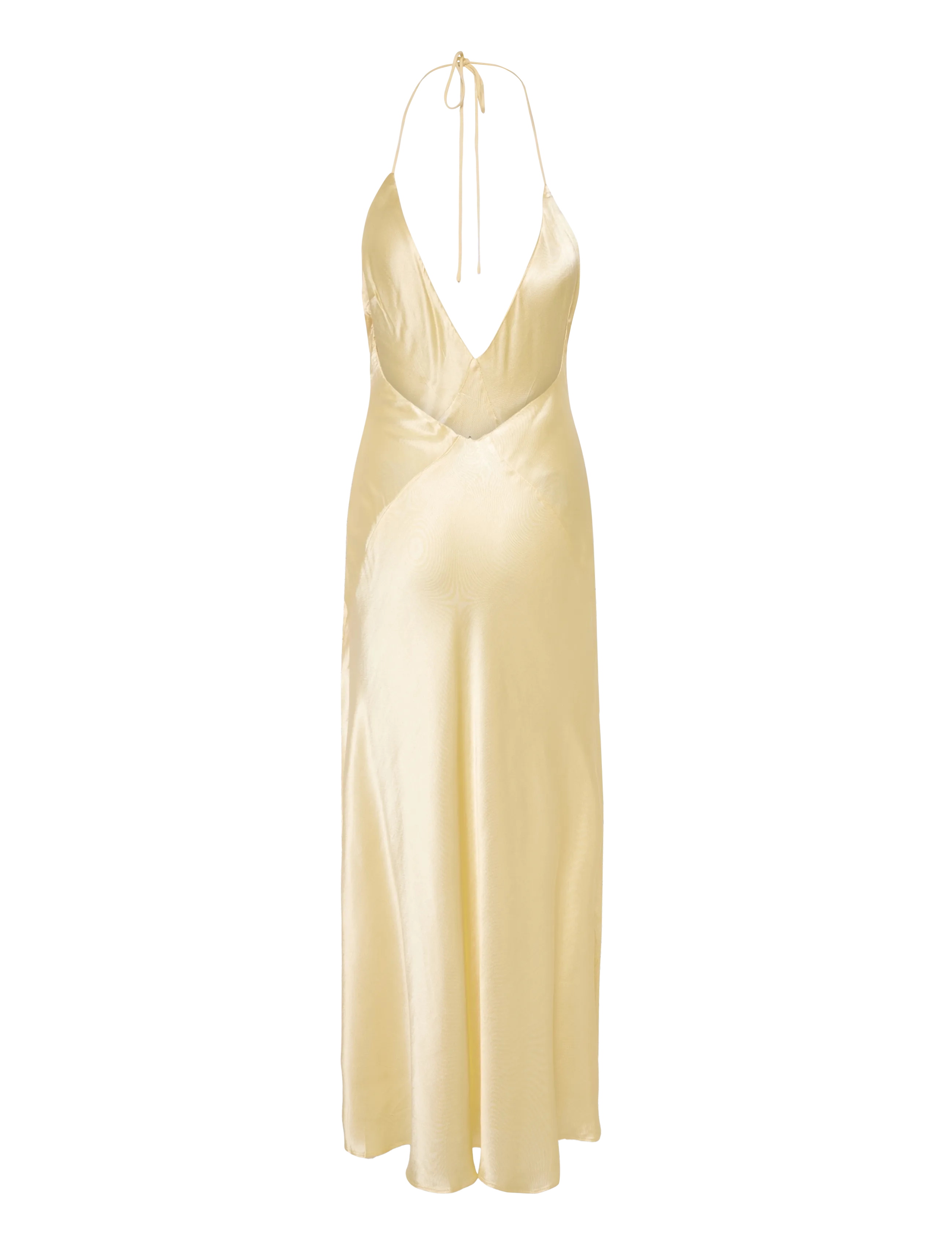 Bardot - SELENE HALTER MAXI DRESS - canary ylw - 2