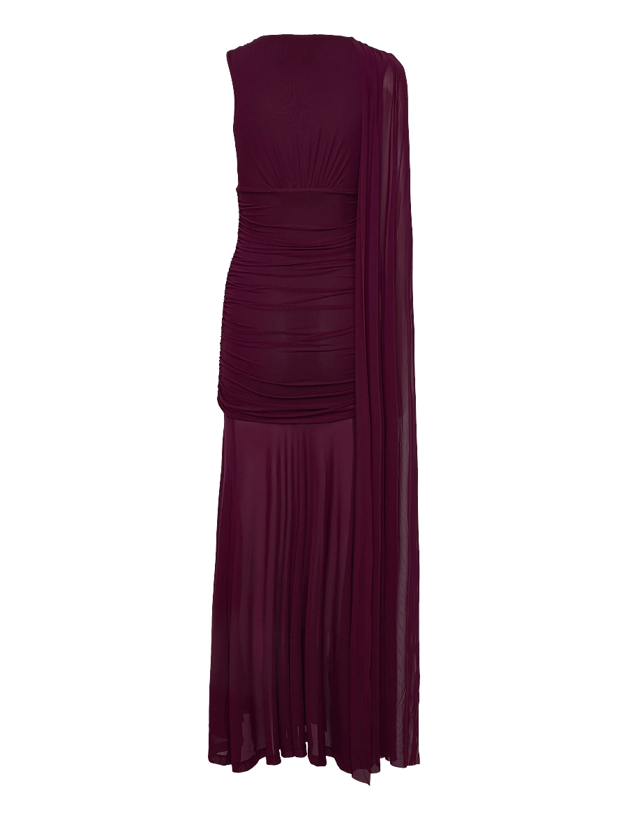 Bardot - ALVERIE MESH MAXI DRESS - maxikleider - mulberry - 1