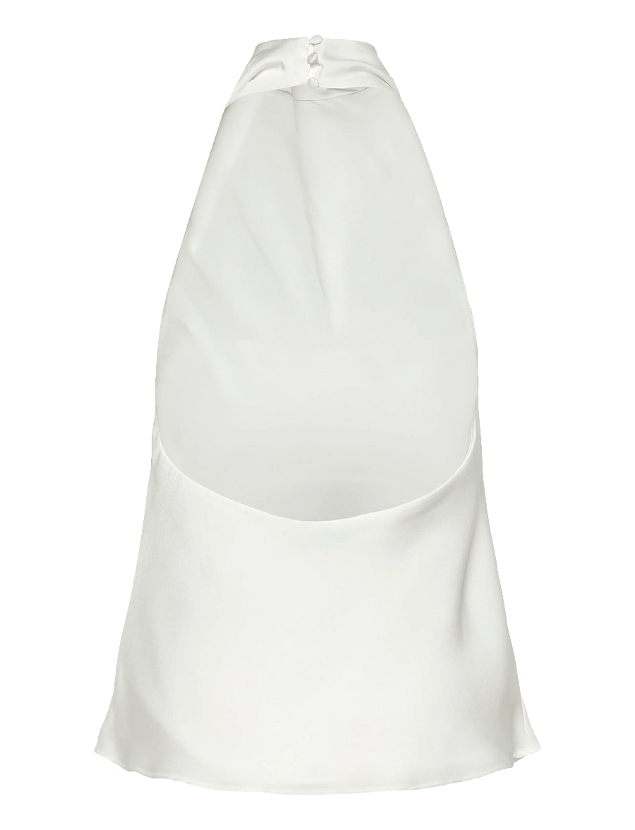 Bardot - SOLENE HIGH COWL NECK TOP - topi bez piedurknēm - orchid wht - 1