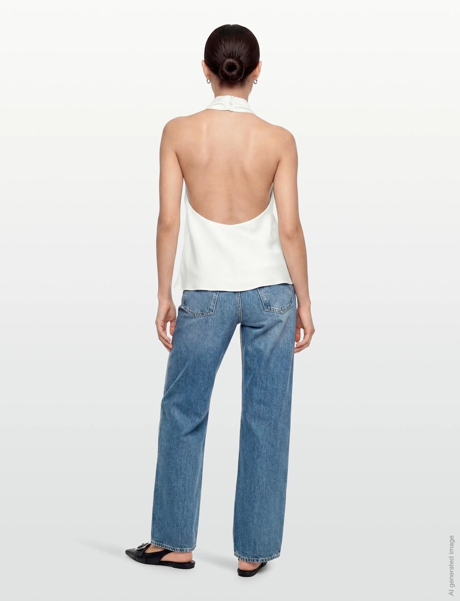 Bardot - SOLENE HIGH COWL NECK TOP - palaidinukės be rankovių - orchid wht - 4