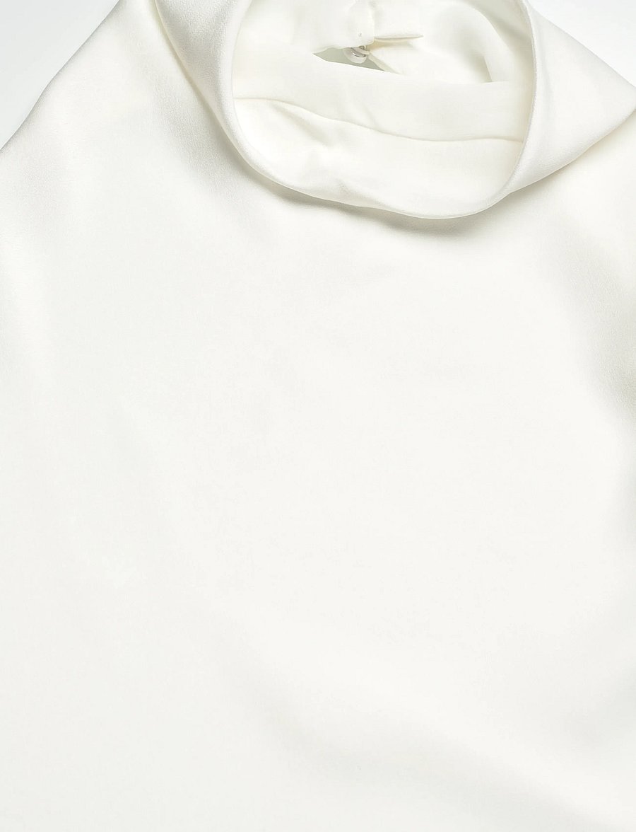 Bardot - SOLENE HIGH COWL NECK TOP - topi bez piedurknēm - orchid wht - 2