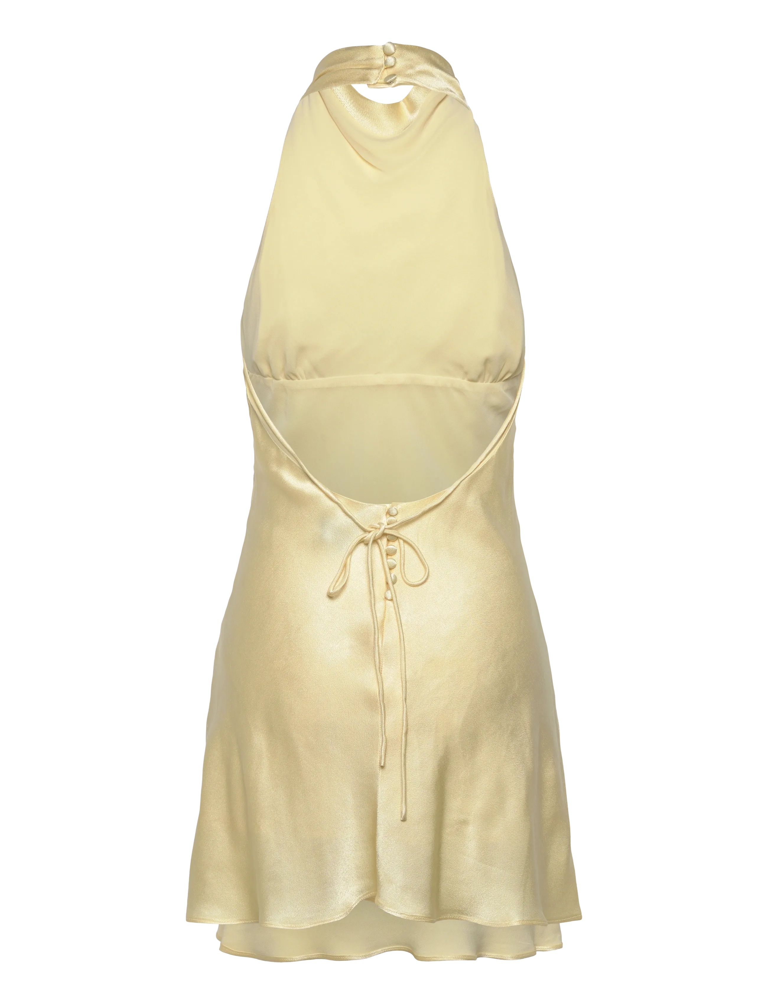 Bardot - KRISTINA COWL NECK MINI DRESS - korte kjoler - buttercup - 1