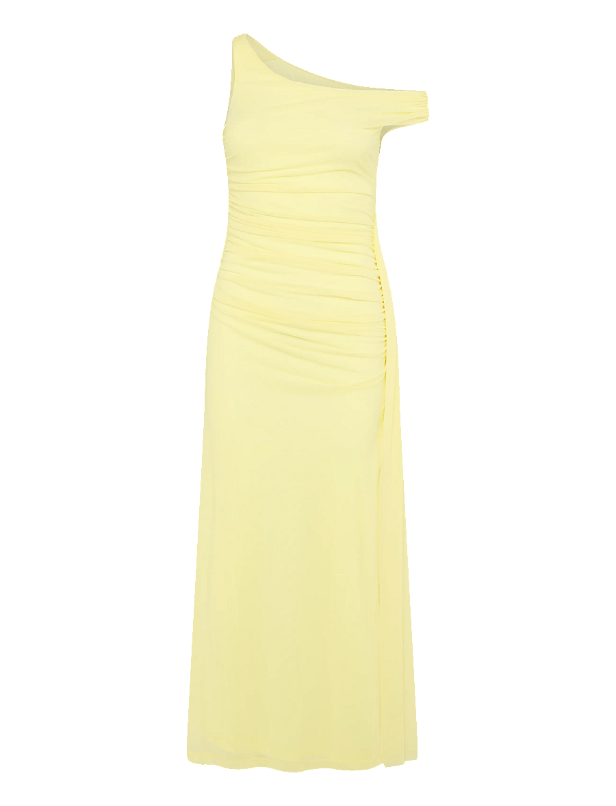 Bardot - LAYANA ASYM MAXI DRESS - robes longues - canary ylw - 1