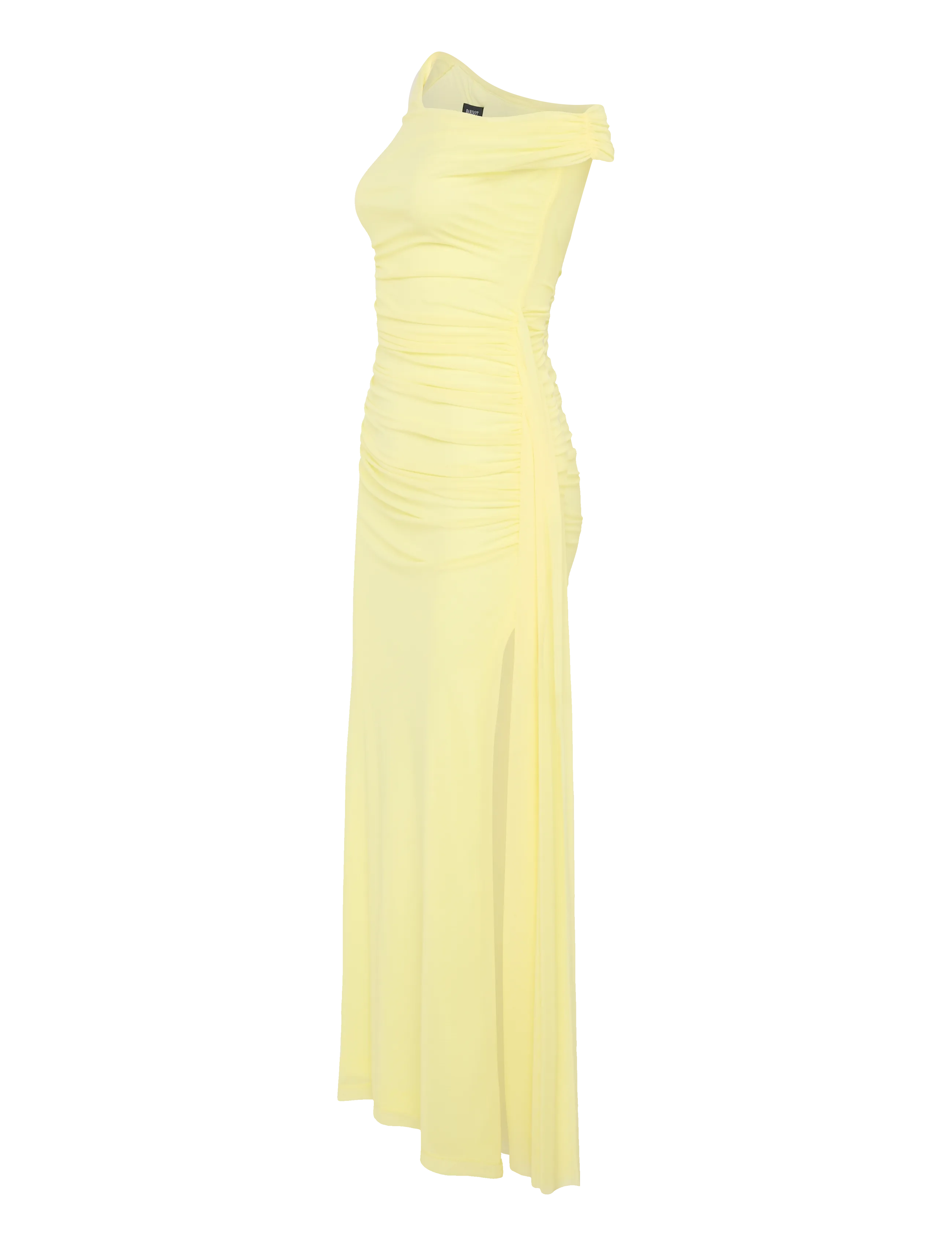 Bardot - LAYANA ASYM MAXI DRESS - maxi kjoler - canary ylw - 3