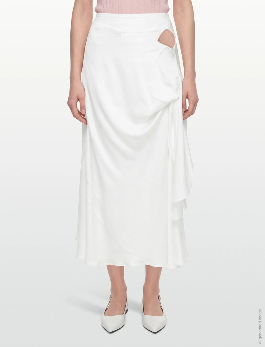 Bardot - SOLENE CUT OUT MAXI SKIRT - maksiseelikud - orchid wht - 4