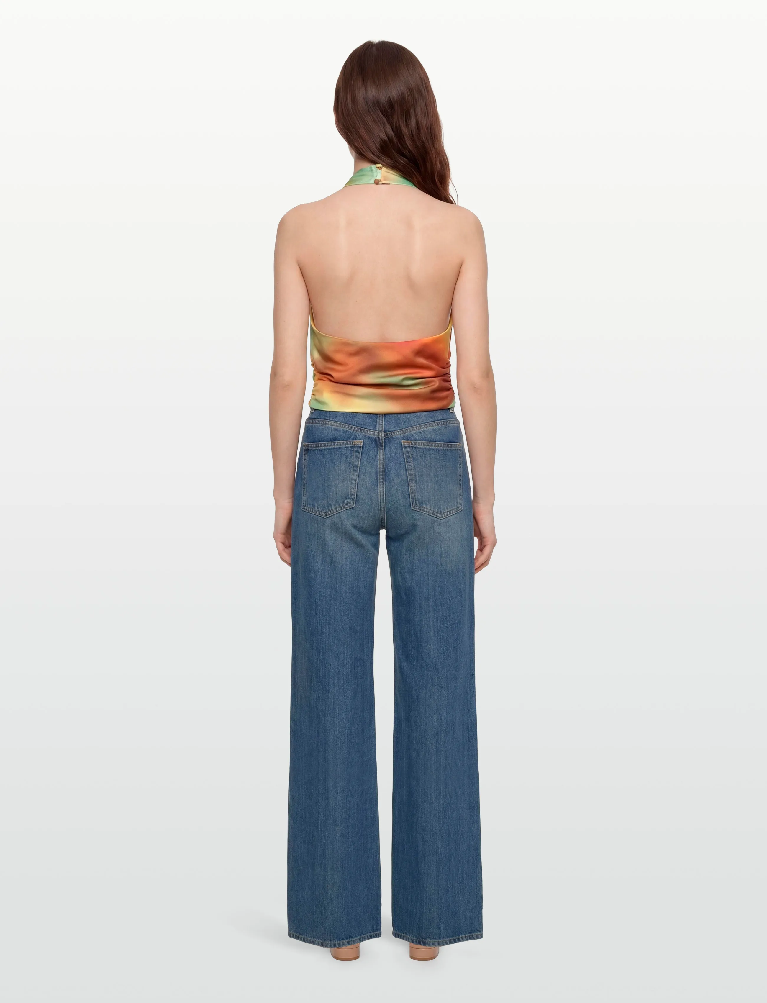 Bardot - MONET HALTER COWL NECK TOP - Ärmellose tops - sunrise - 4
