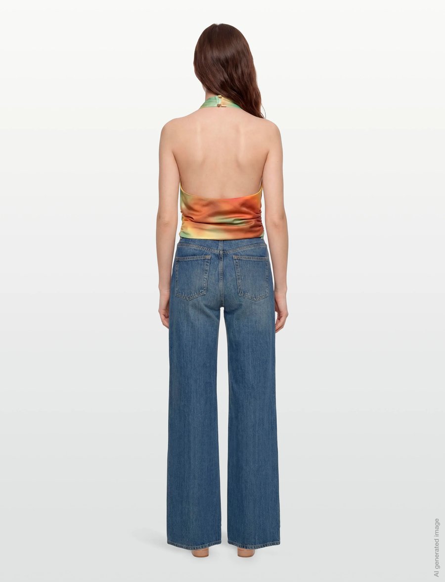 Bardot - MONET HALTER COWL NECK TOP - Ärmellose tops - sunrise - 4