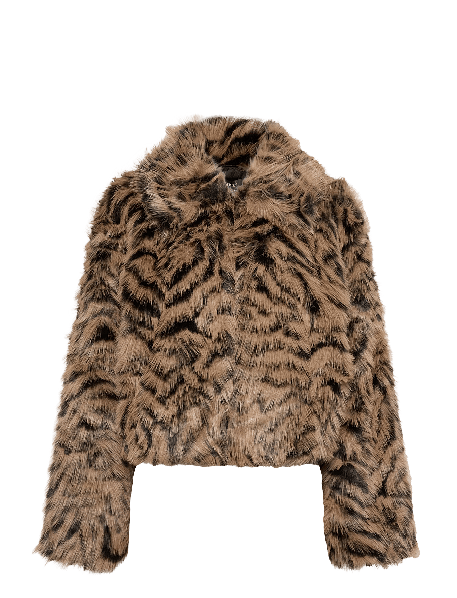 Bardot - COLETTE FAUX FUR JACKET - faux fur jakker - brown - 1