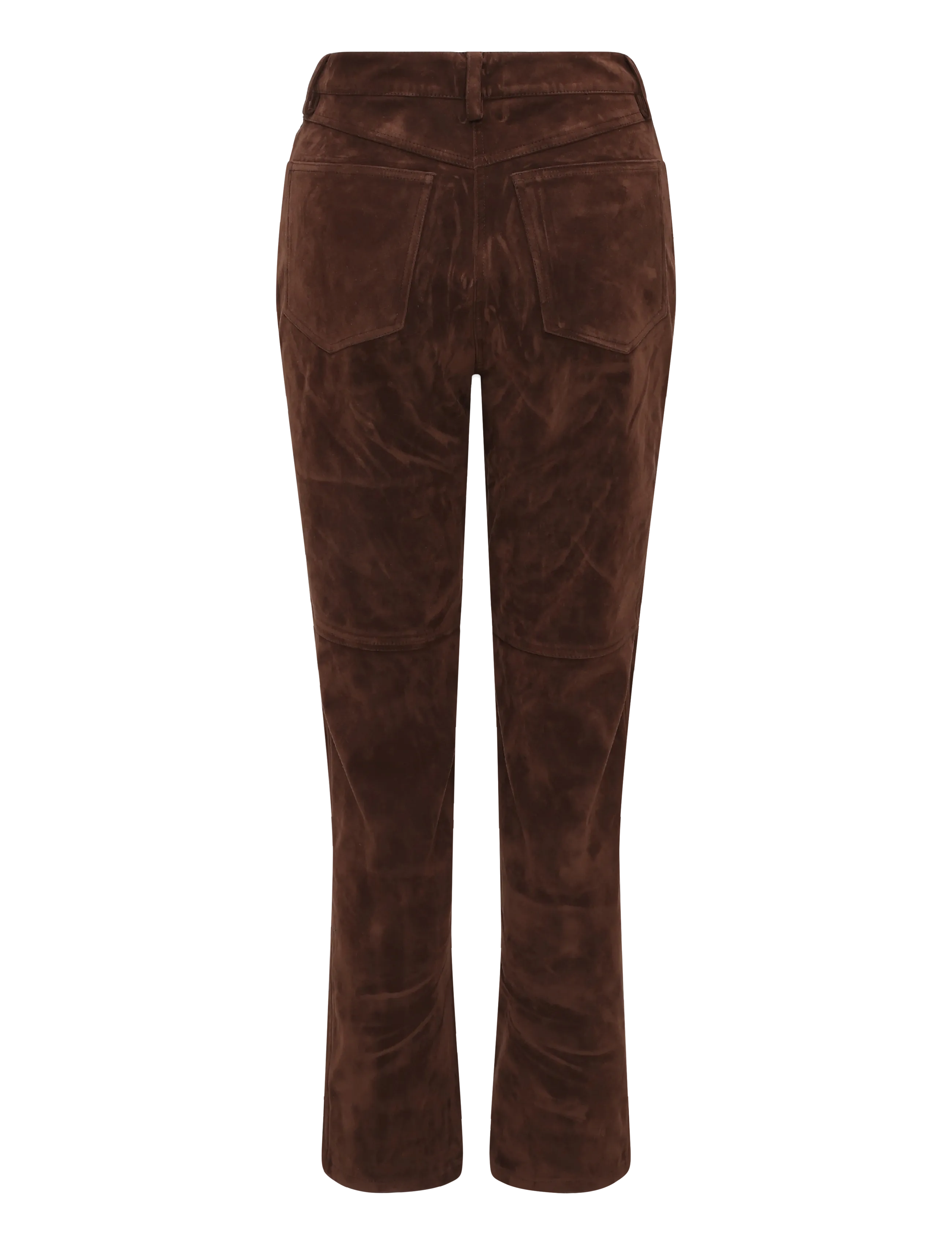 Bardot - NIA VEGAN SUEDE PANT - dark choco - 2
