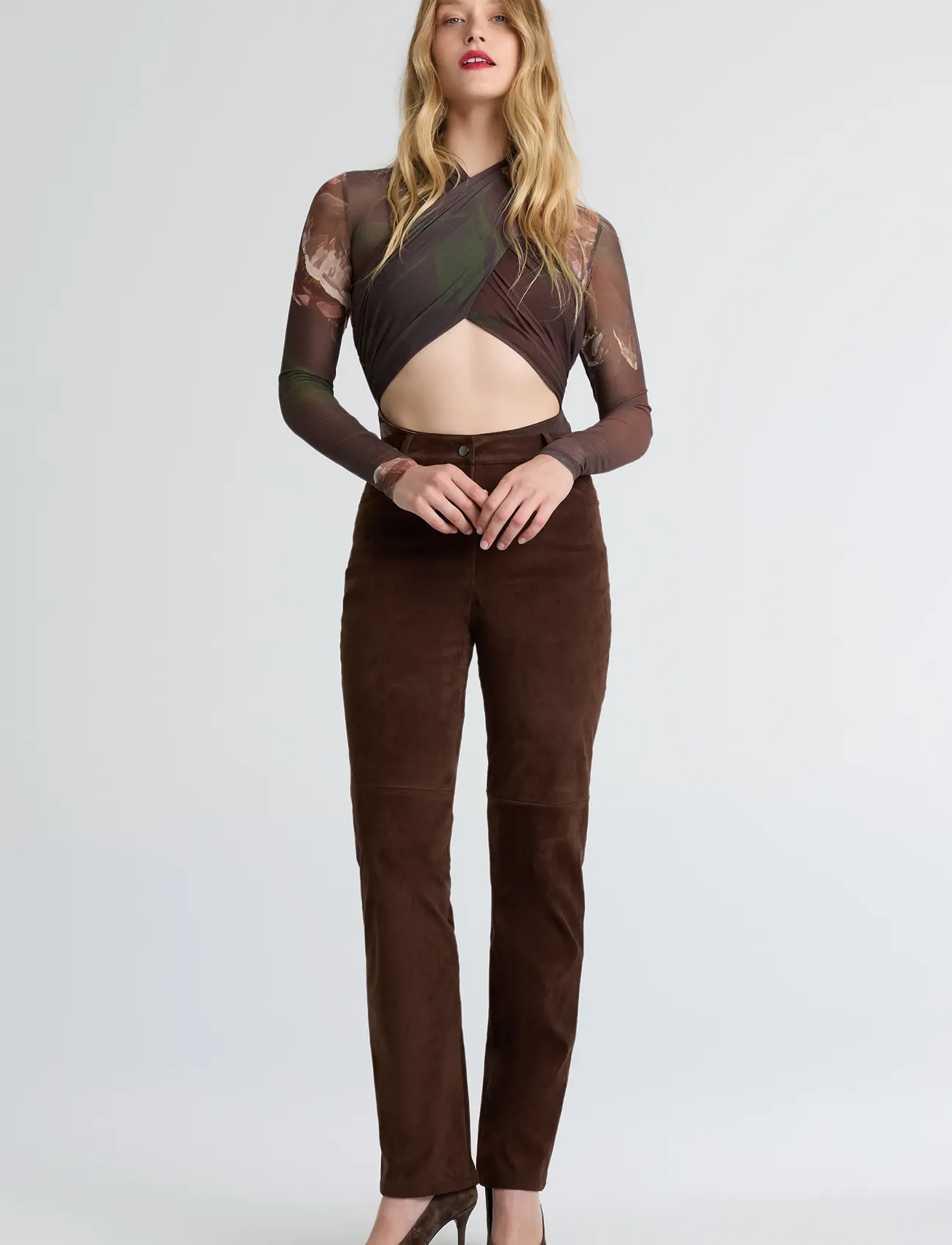 Nia Vegan Suede Pant