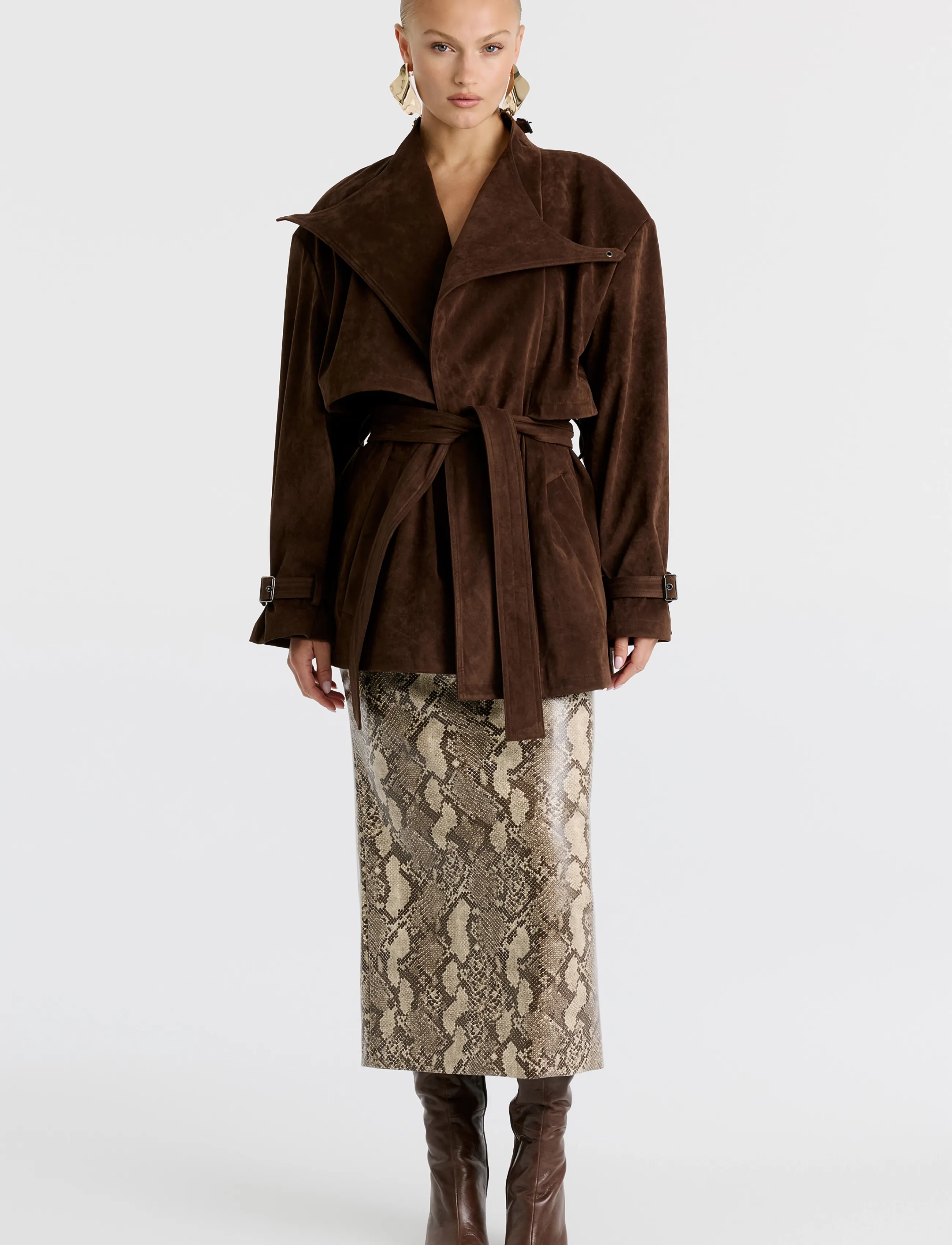 Bardot Veronica Vegan Suede Jacket skinnjackor dam – bild 5