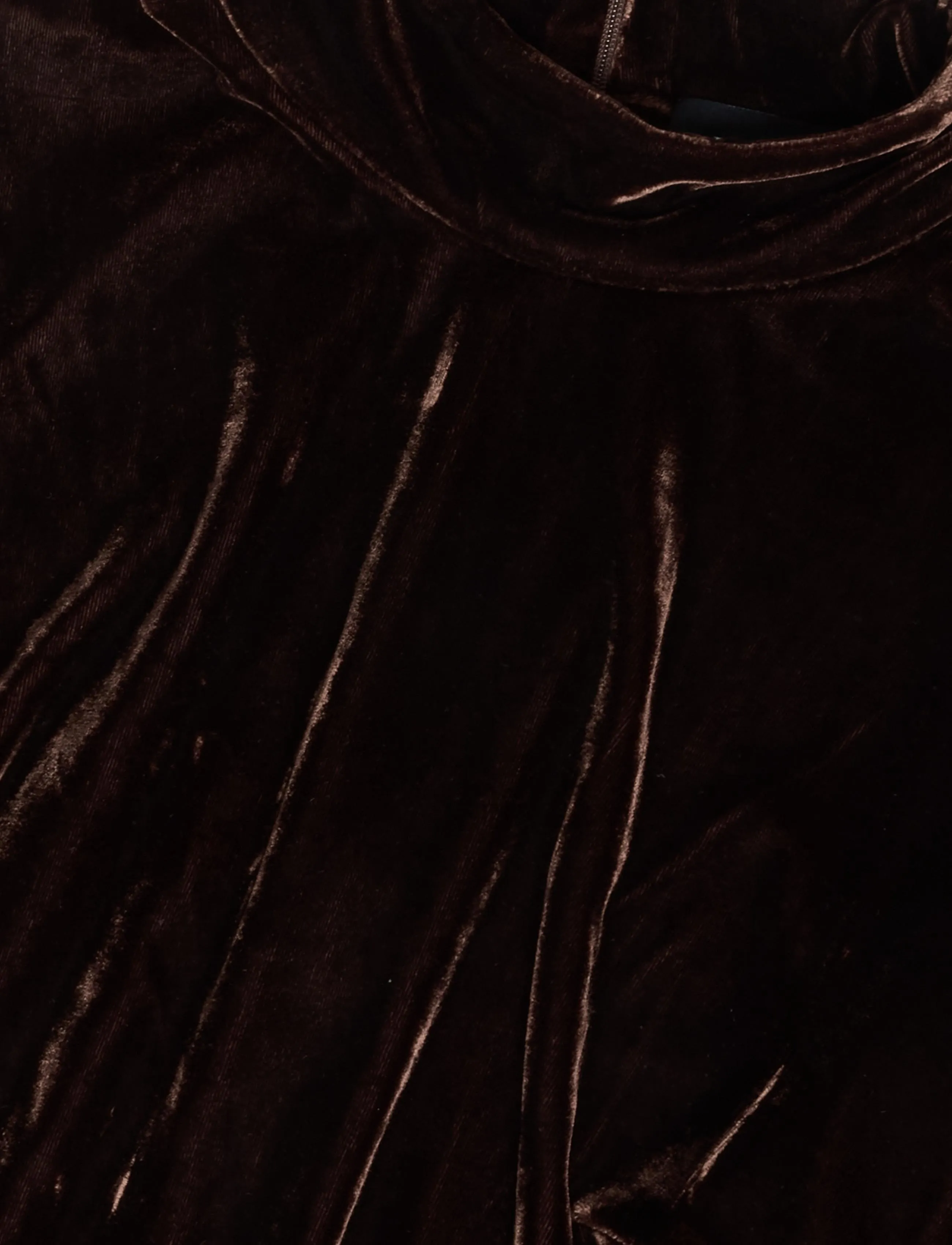 Bardot - KORINA VELOUR MAXI DRESS - dark choco - 2