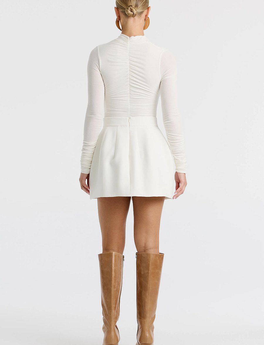 Bardot - KOURTNEY KNIT BODYSUIT - bodies - ivory - 4