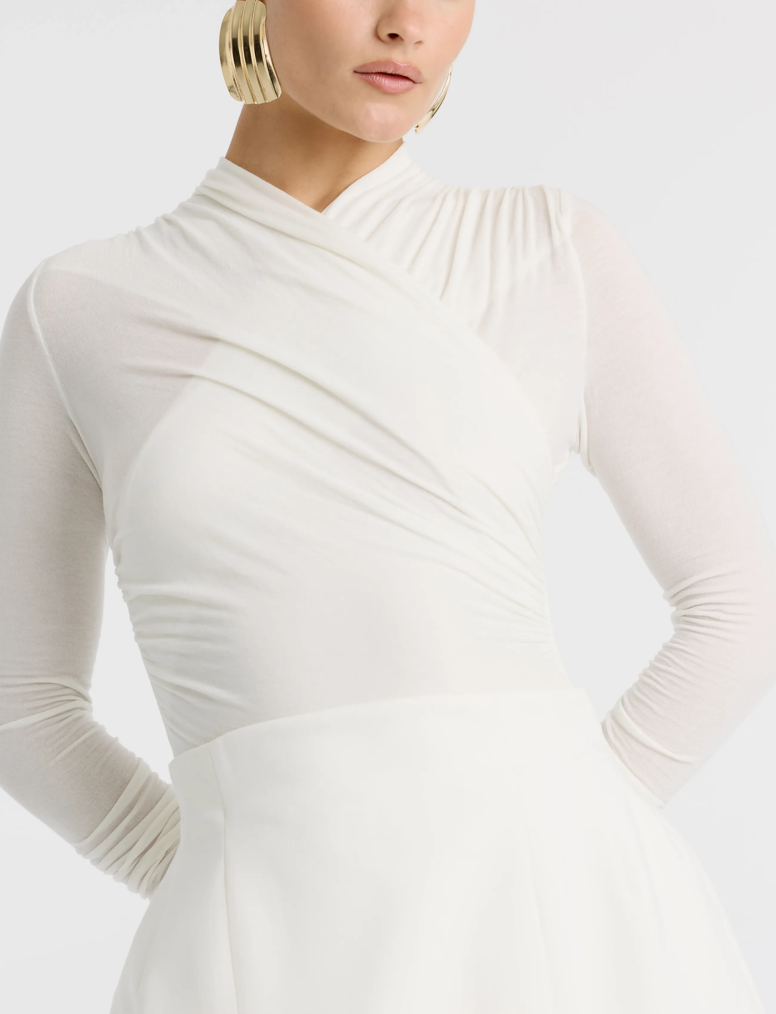 Bardot - KOURTNEY KNIT BODYSUIT - ivory - 5