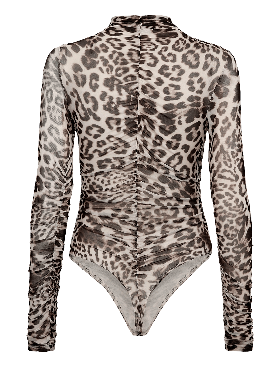 Bardot - KOURTNEY LONG SLEEVE BODYSUIT - bodid - leopard - 1