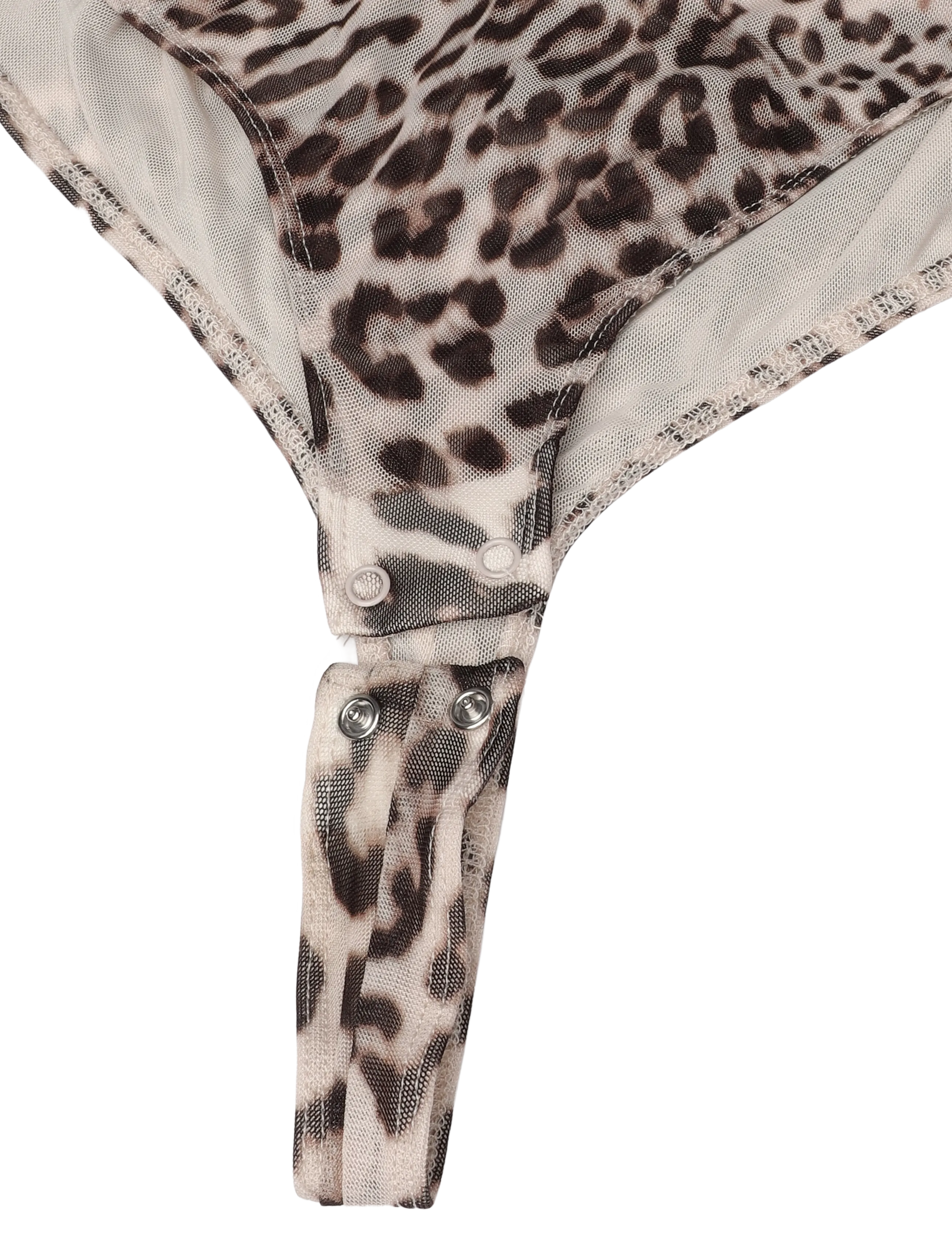 Bardot - KOURTNEY LONG SLEEVE BODYSUIT - bodid - leopard - 3