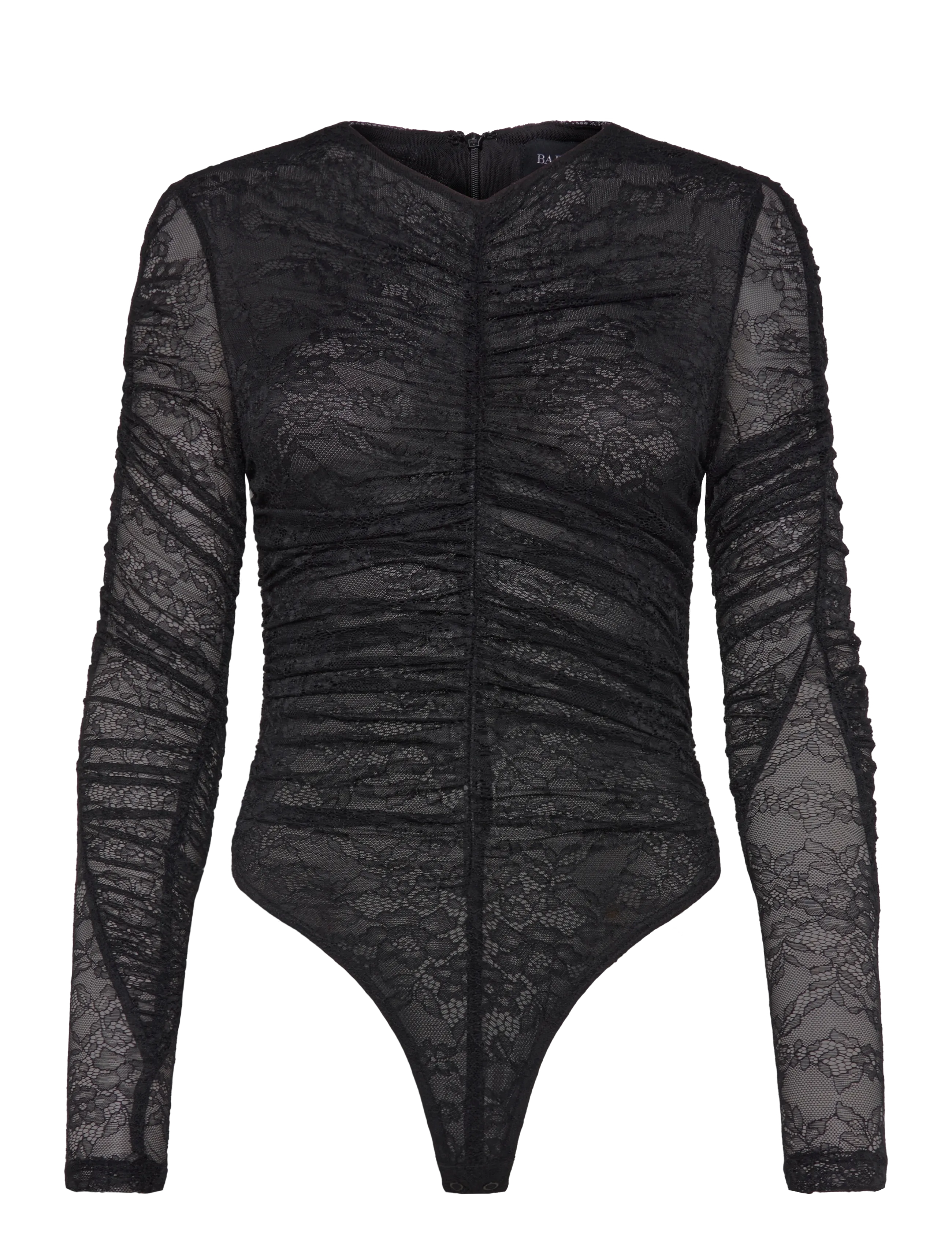 Bardot BREA LONG SLEEVE LACE BODYSUIT - Festtøj - BLACK / black