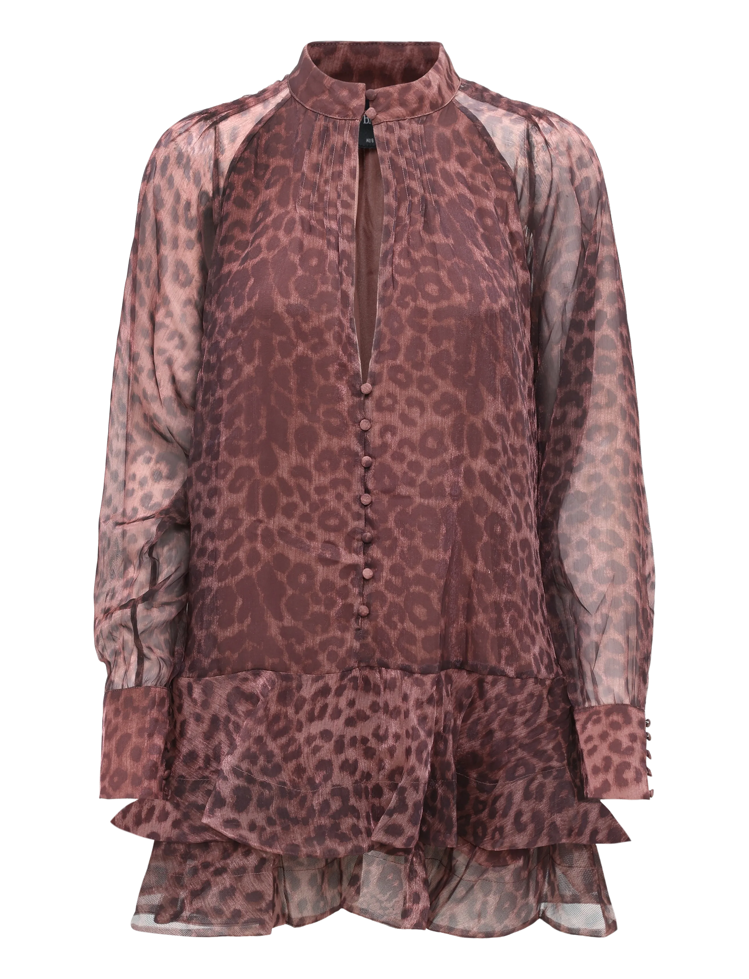 Bardot - ADRIE BABYDOLL MINI DRESS - leopard - 1