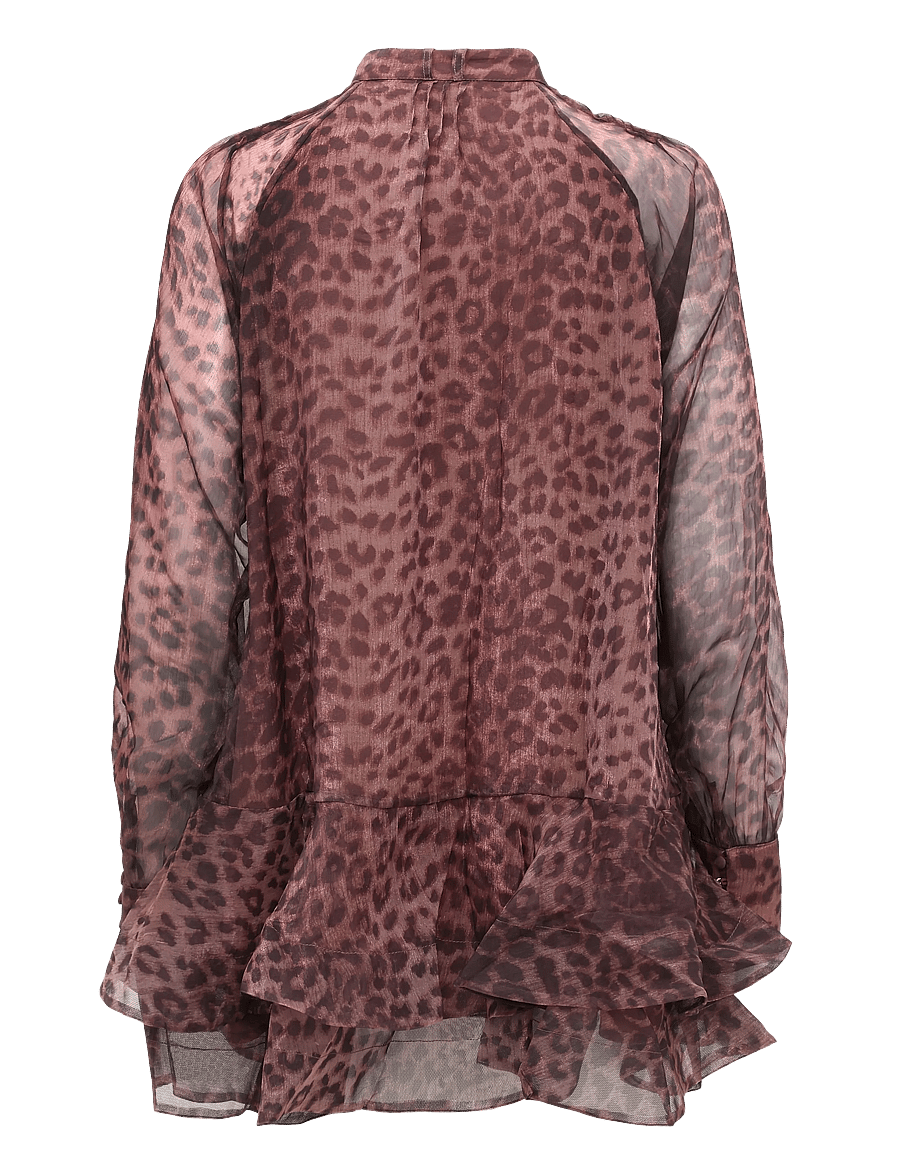 Bardot - ADRIE BABYDOLL MINI DRESS - short dresses - leopard - 2
