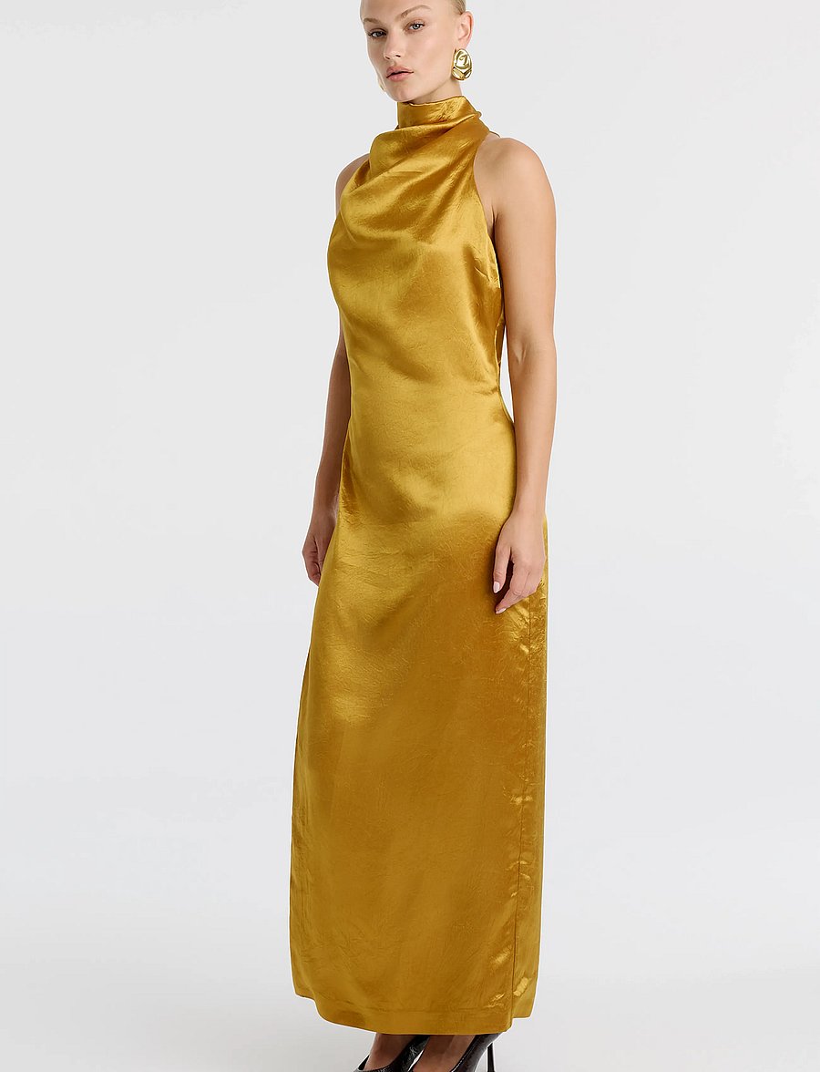 Bardot - THEA HIGH NECK MAXI DRESS - Õhtukleidid - golden - 5
