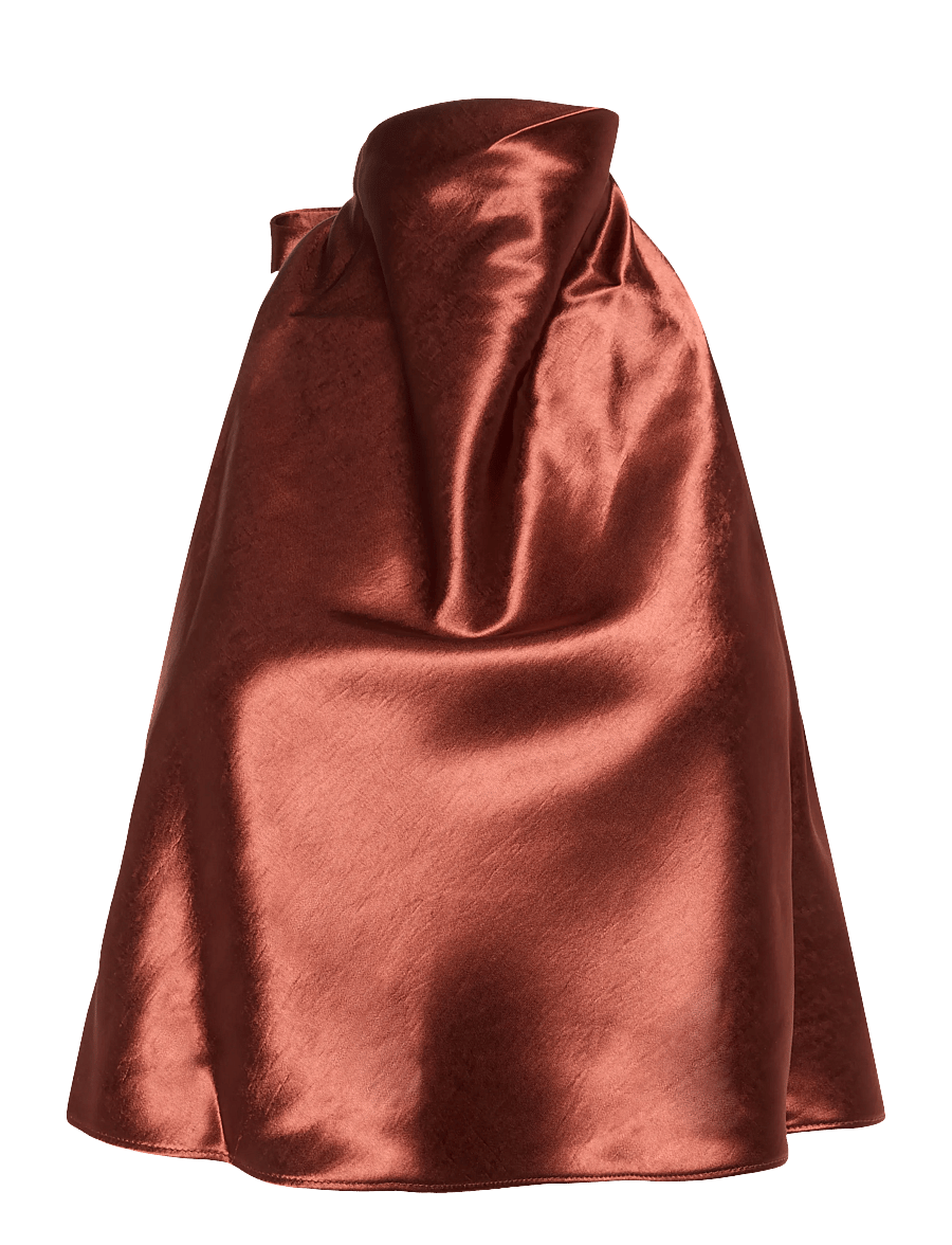 Bardot - TONI COWL NECK TOP - særlige begivenheder - rust - 0