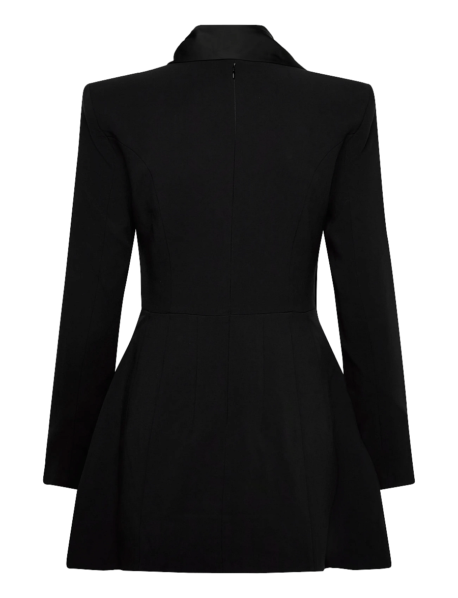 Bardot - SONIA SHAWL COLLAR MINI DRESS - black - 2